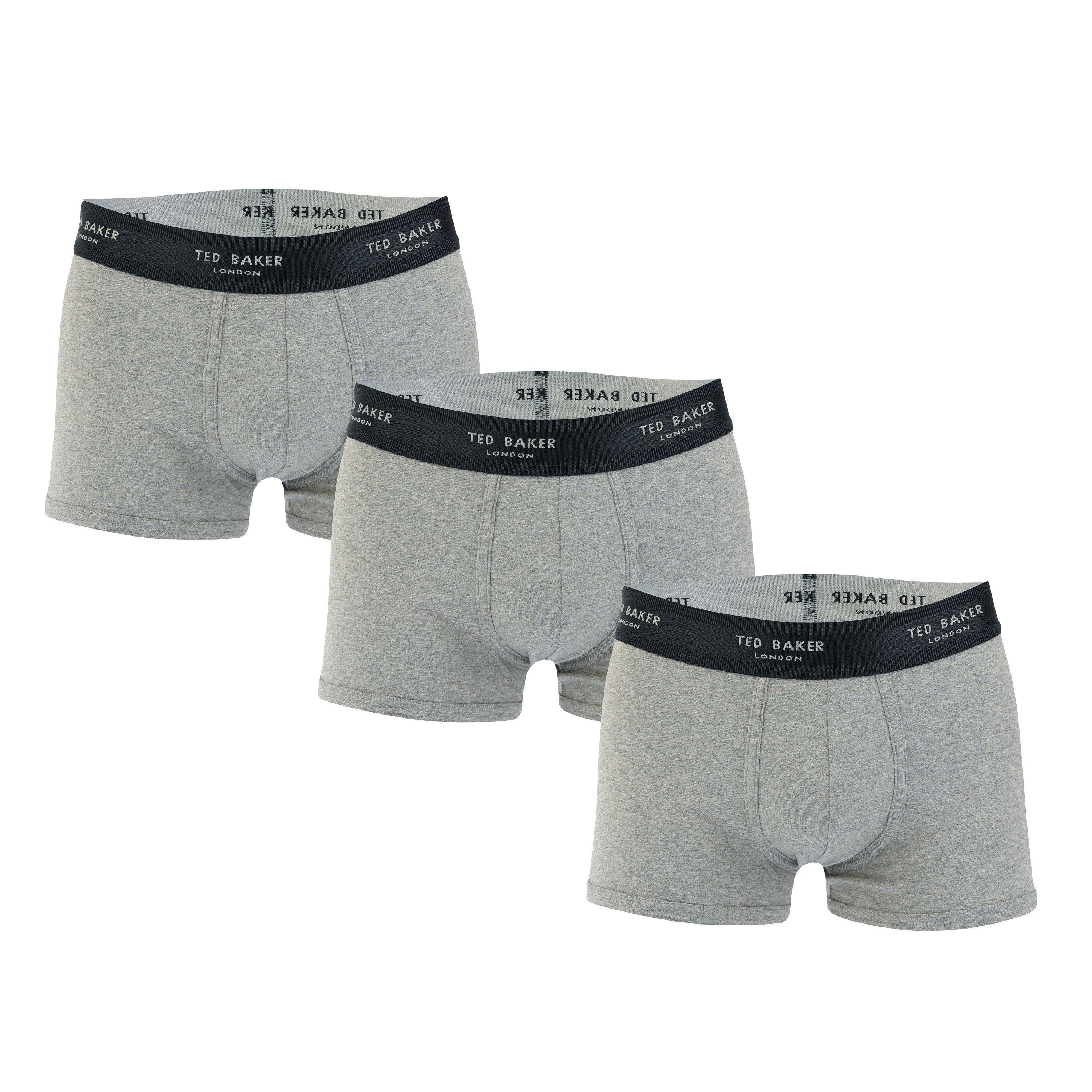 Grey - Ted Baker - 3-Pack Trunks - 2