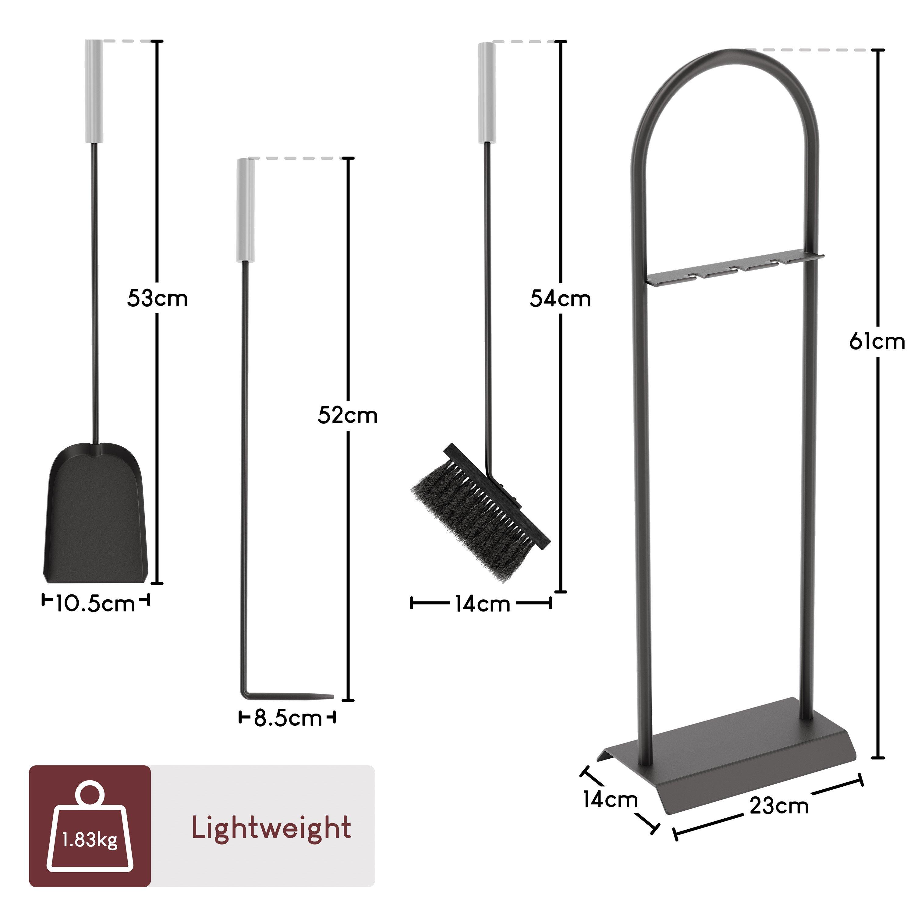 Black - Lassic - Fire Vida 4 Piece Arc Companion Set - 2