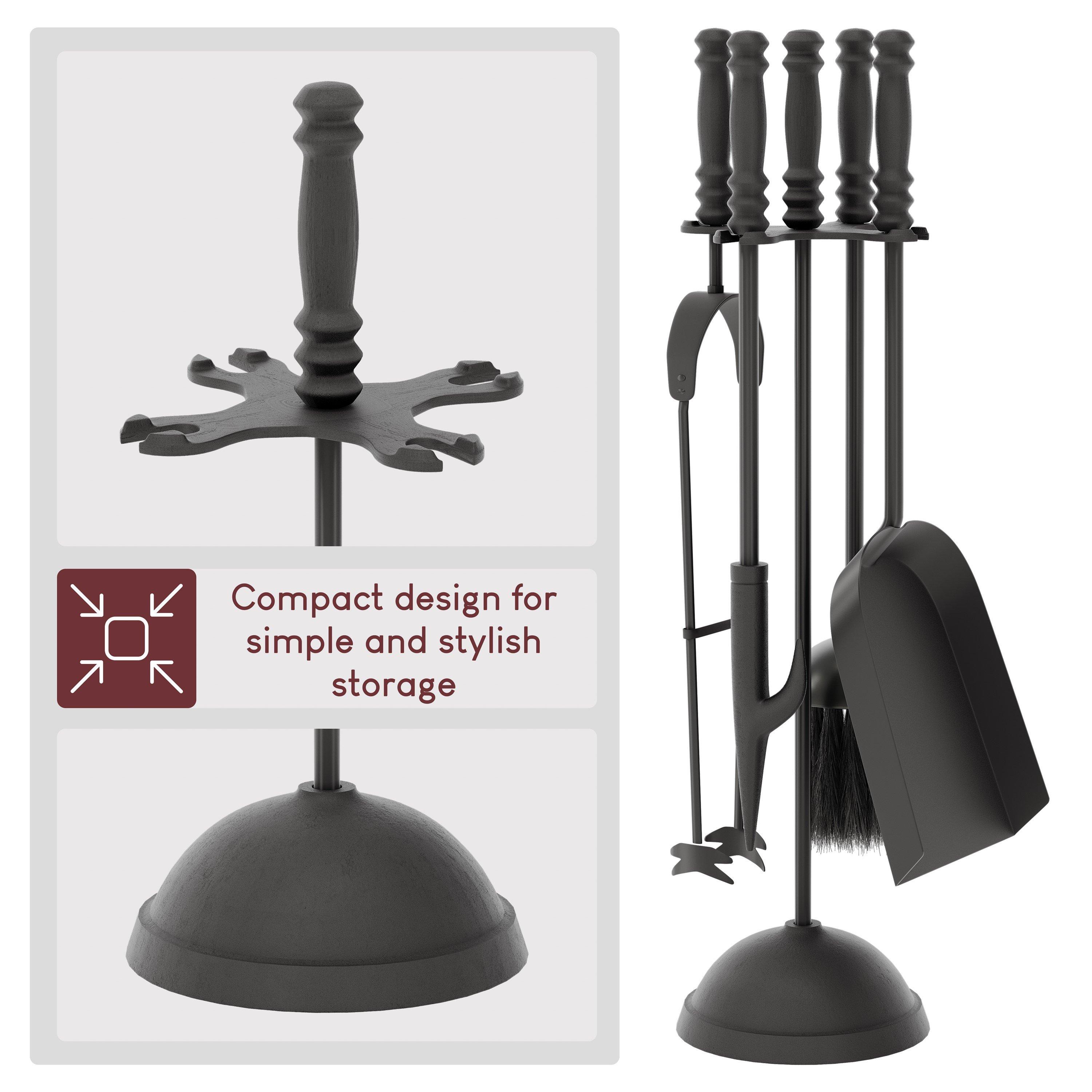 Black - Lassic - Fire Vida 5 Piece Malham Companion Set - 6