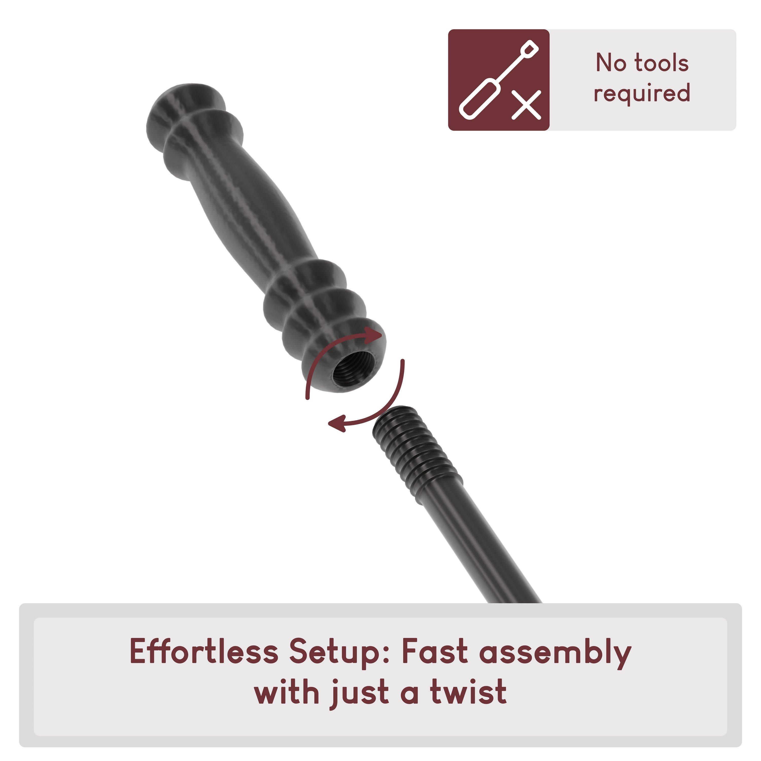 Black - Lassic - Fire Vida 5 Piece Malham Companion Set - 7