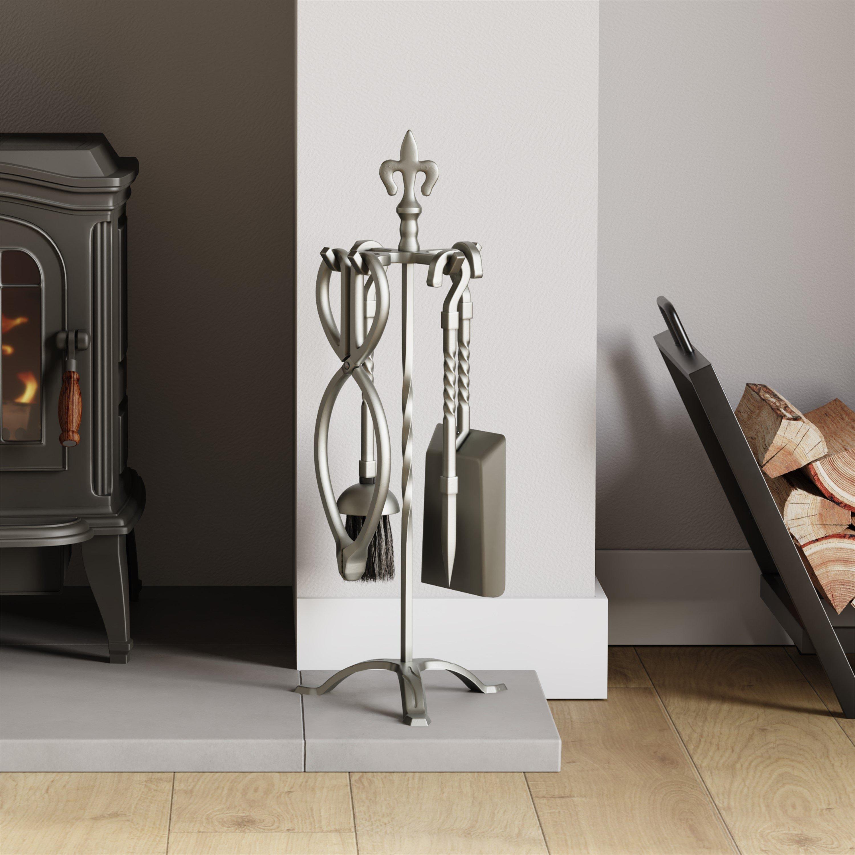 Pewter - Lassic - Fire Vida 5 Piece Fleur De Lys Companion Set - 3