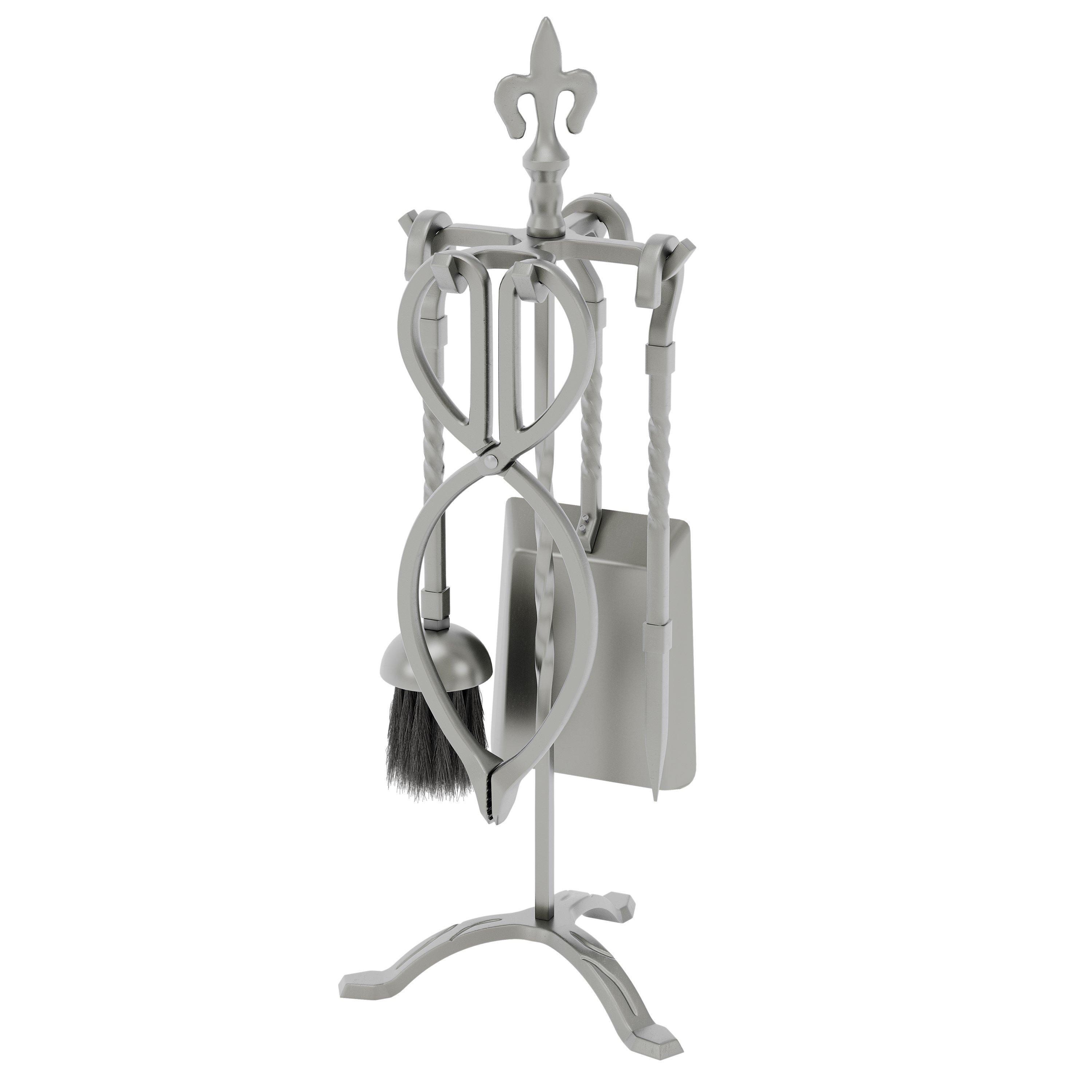 Pewter - Lassic - Fire Vida 5 Piece Fleur De Lys Companion Set - 9