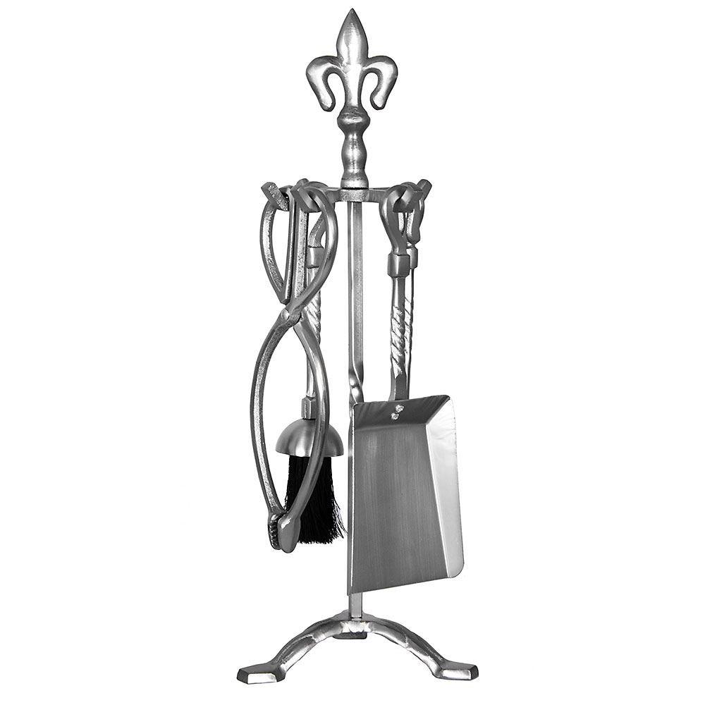 Pewter - Lassic - Fire Vida 5 Piece Fleur De Lys Companion Set - 10