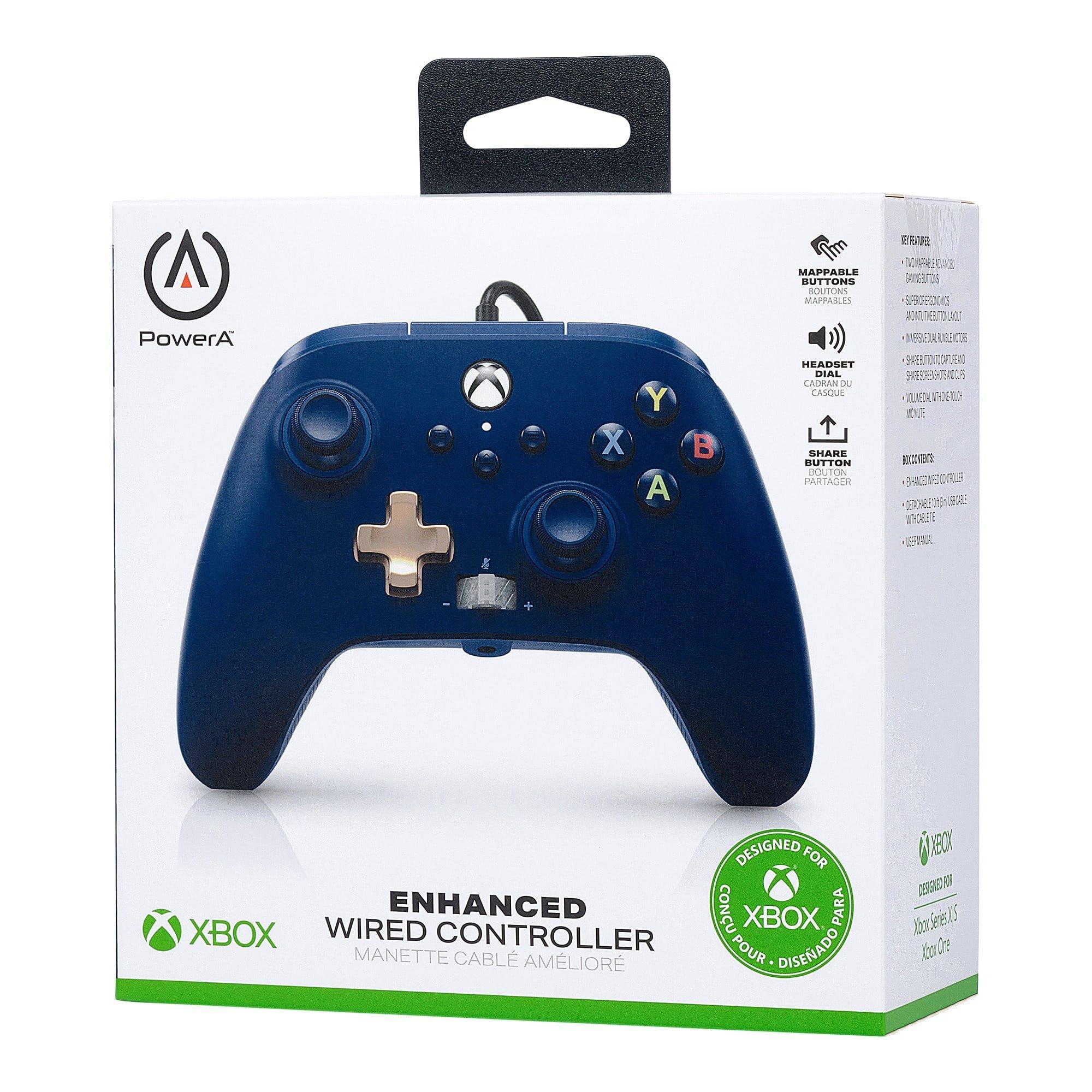 Mitternachtsblau - PowerA - Enhanced Wired Xbox Controller - Midnight Blue - 2