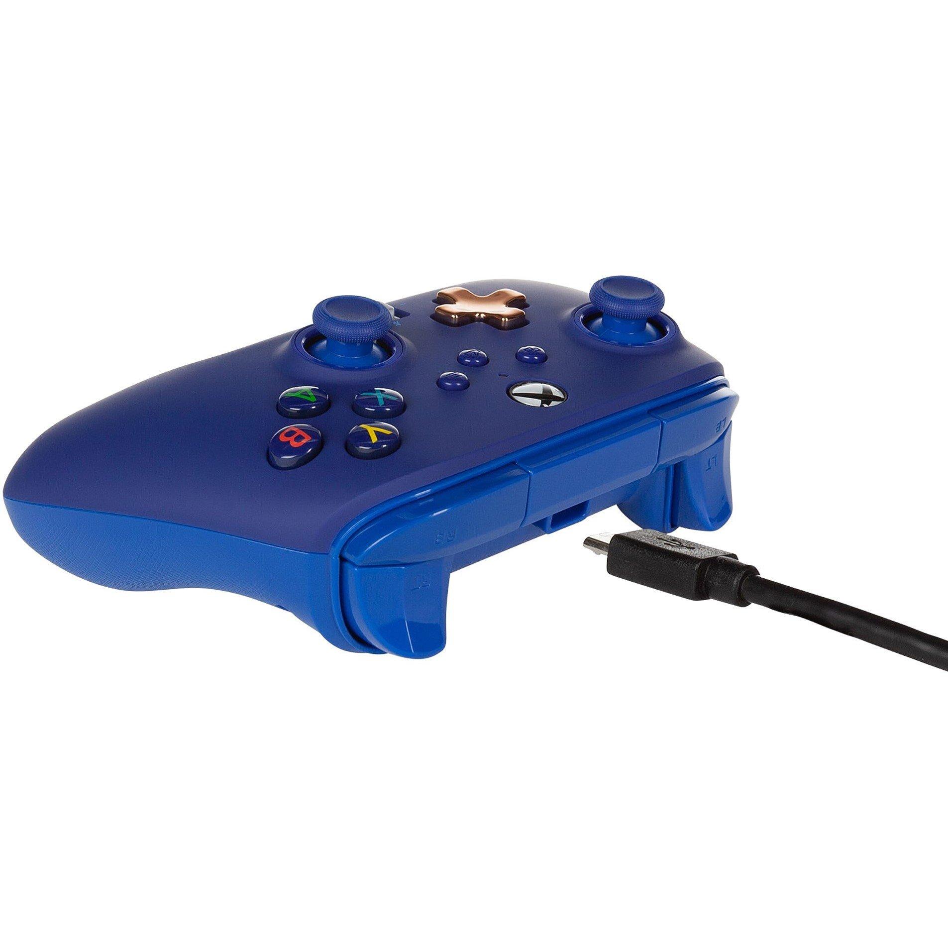 Mitternachtsblau - PowerA - Enhanced Wired Xbox Controller - Midnight Blue - 6
