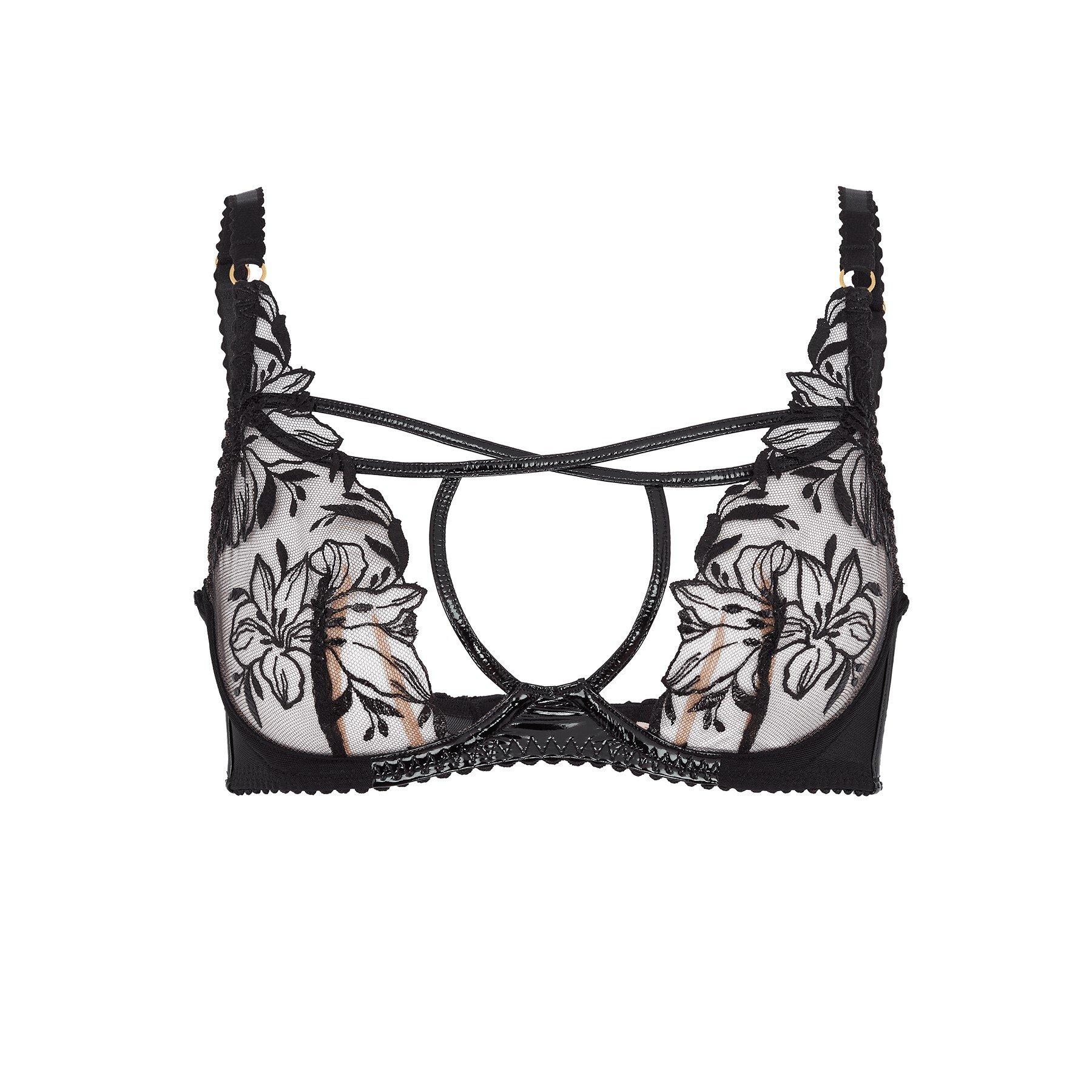 Black - Agent Provocateur - OZELLA Plunge Underwired Bra - 5