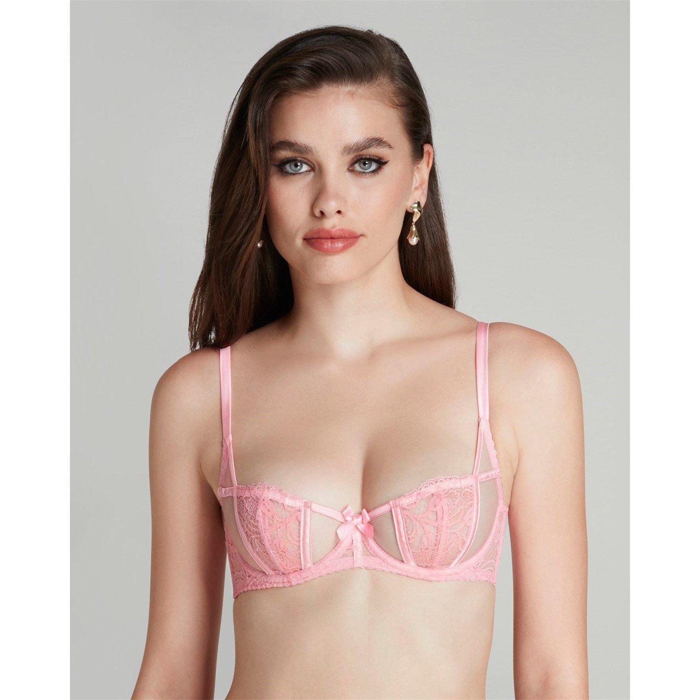 Baby Pink - Agent Provocateur - ROZLYN Balconette Underwired Bra - 1