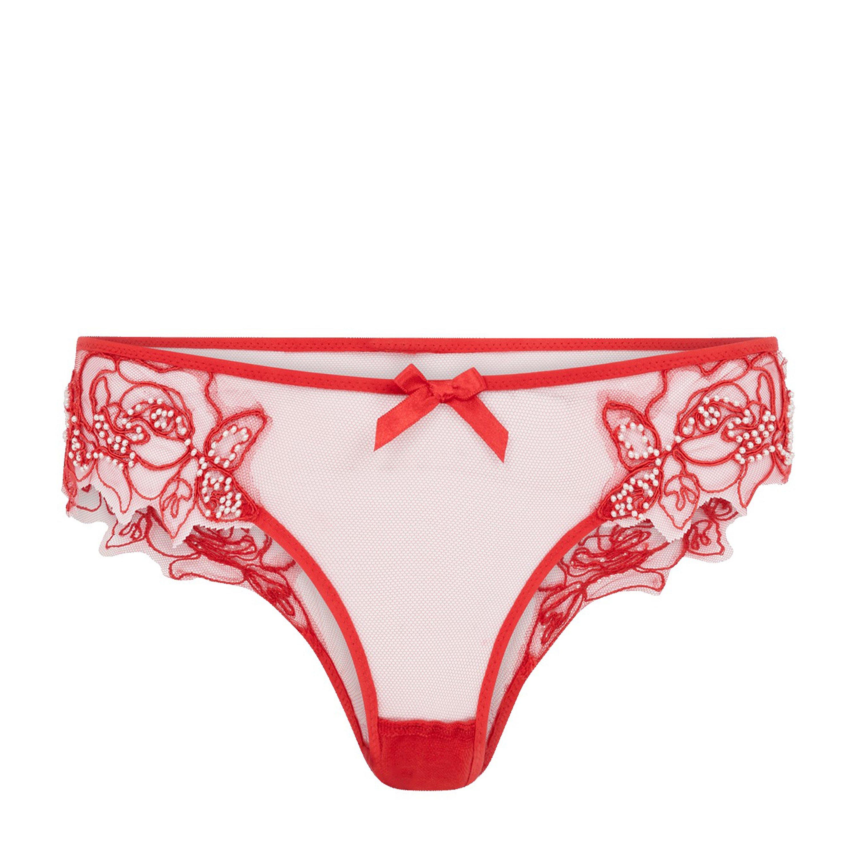 Agent Provocateur Women's Lindie Full Brief - Red/Red - 5