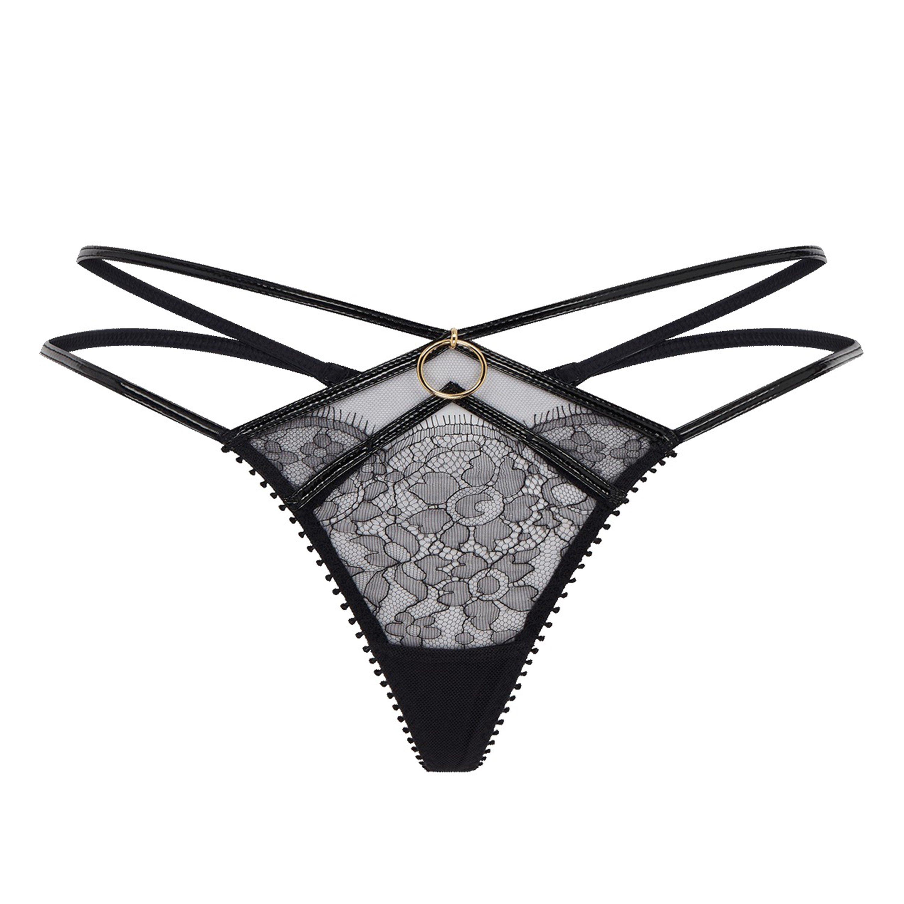 Black - Agent Provocateur - FOXIE Thong - 1