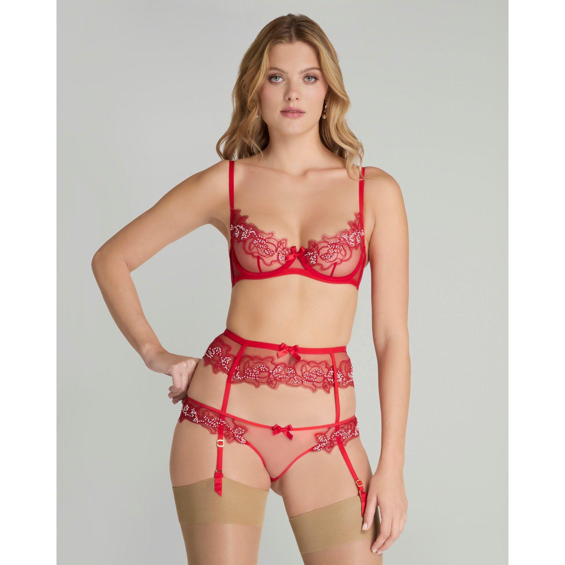 Red/Red - Agent Provocateur - LINDIE Suspender - 3