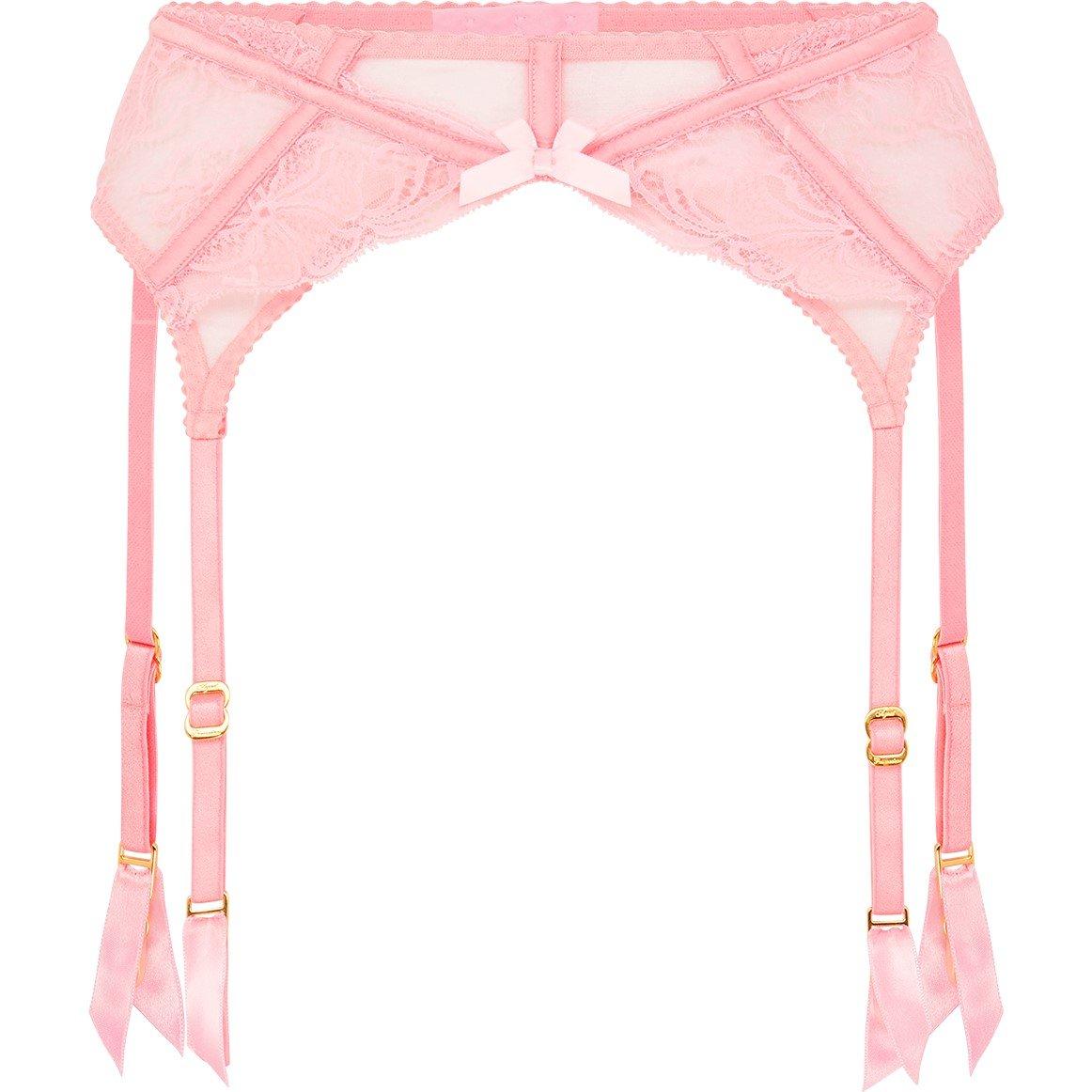 Agent Provocateur ROZLYN Suspender - Baby Pink - Size 2