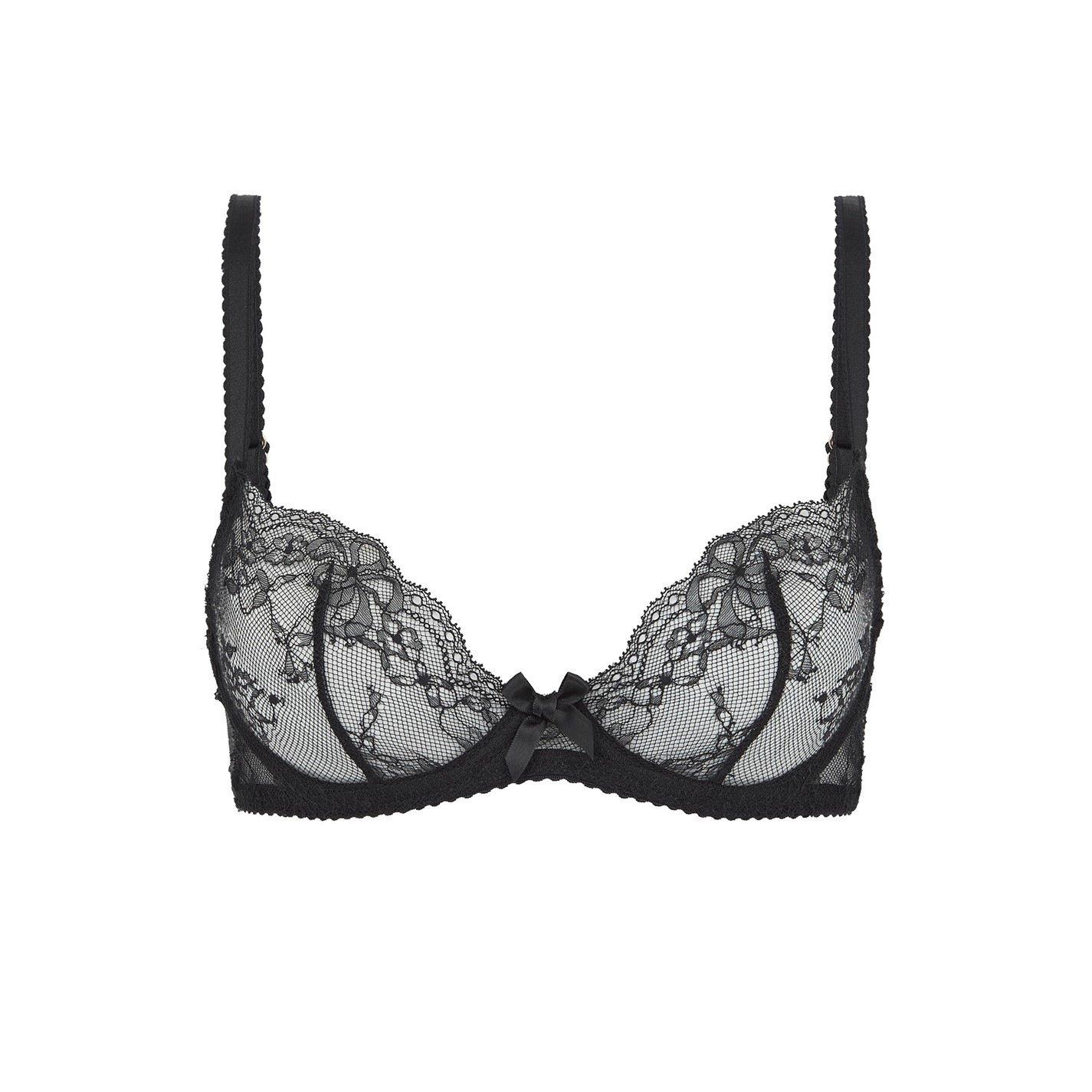 Black - Agent Provocateur - ISEDORA Plunge Underwired Bra - 4