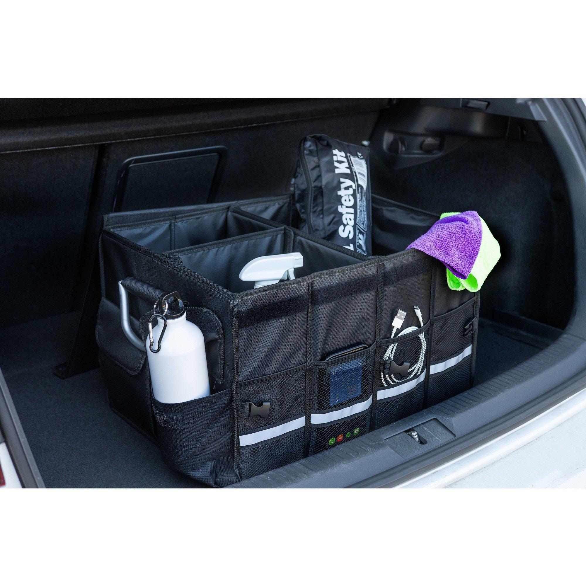 Black - Streetwize - All-Purpose Collapsible Boot Organiser - 8