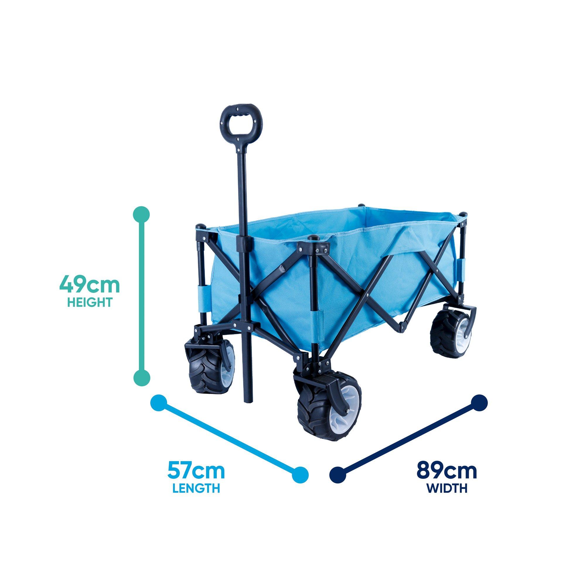 Blue - Streetwize - All Terrain Heavy Duty Outdoor Trolley - 2