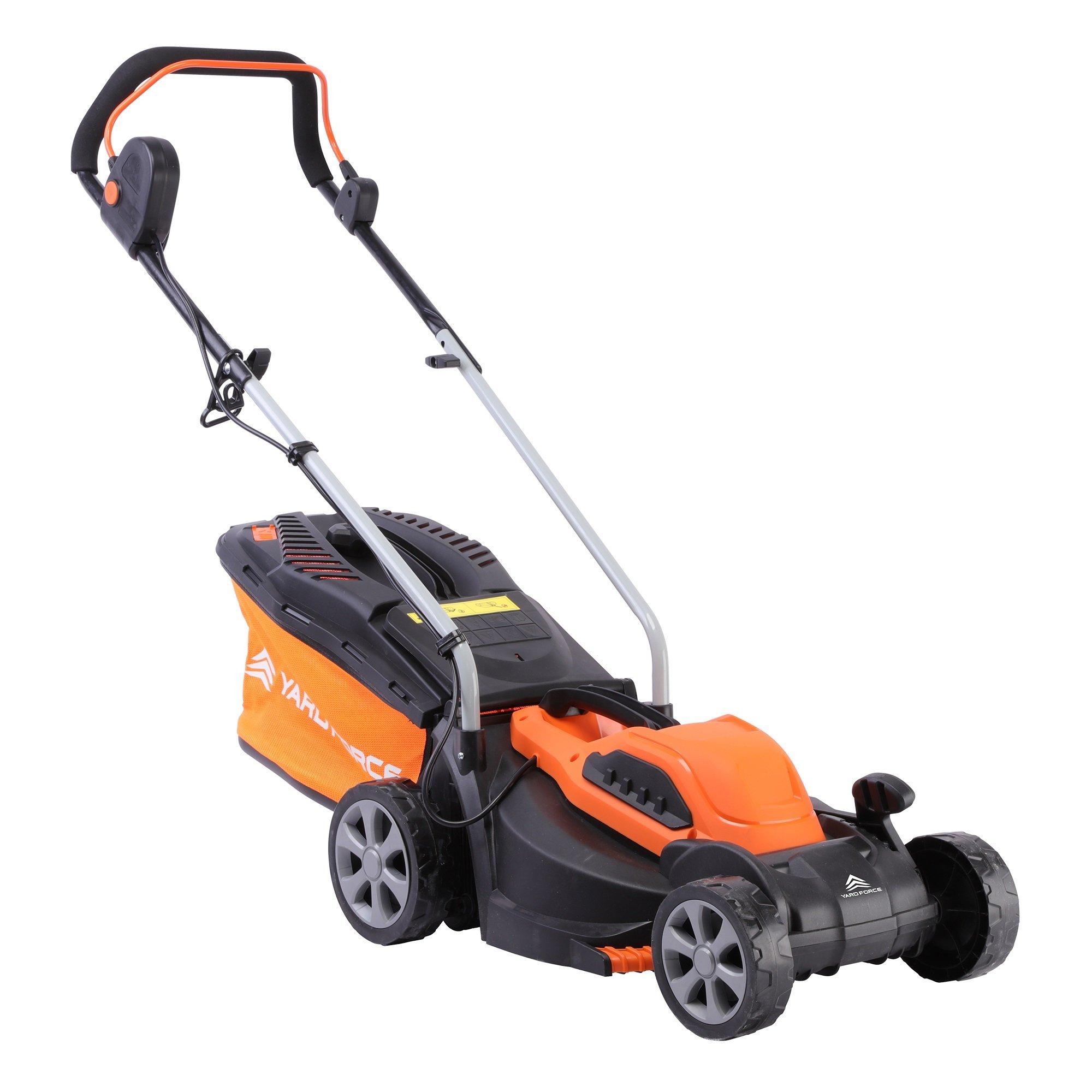 Orange - Yardforce - 1200W Electric Lawnmower - 6