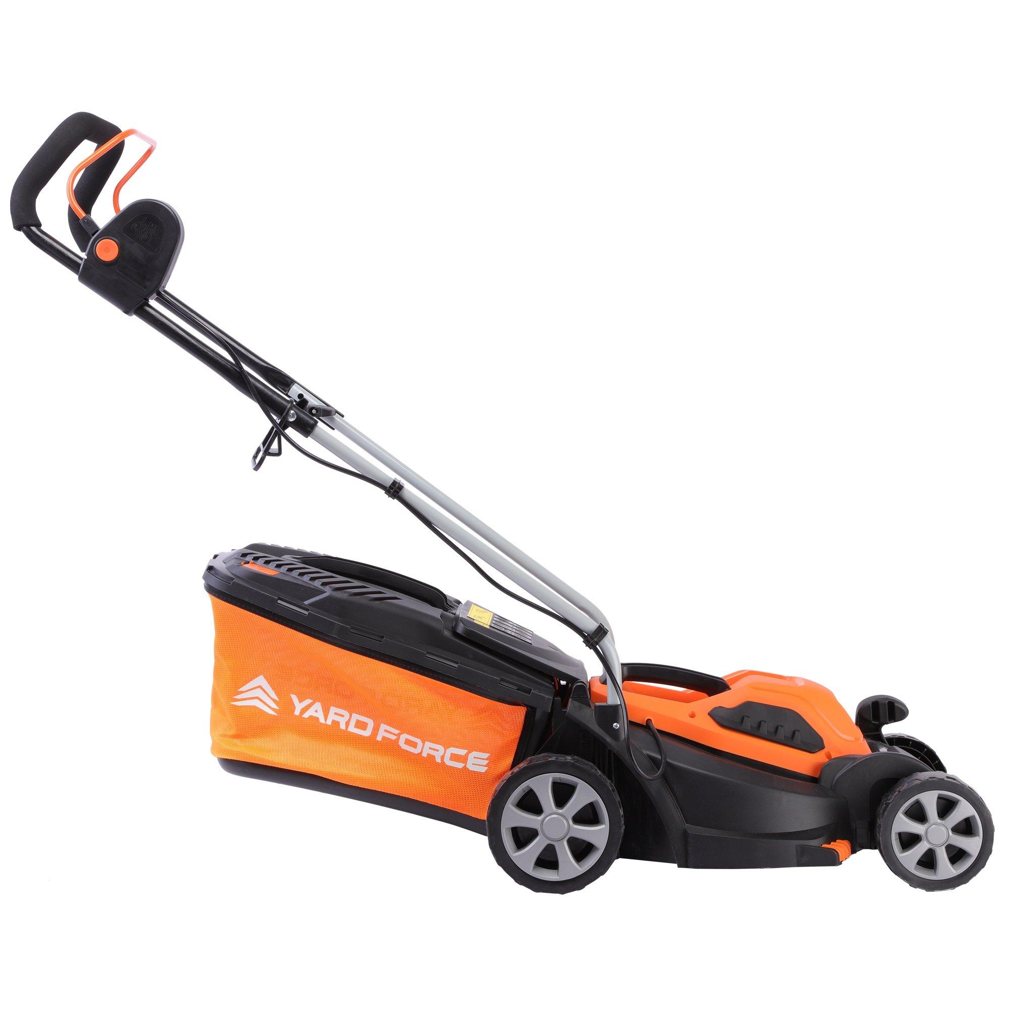 Orange - Yardforce - 1200W Electric Lawnmower - 7