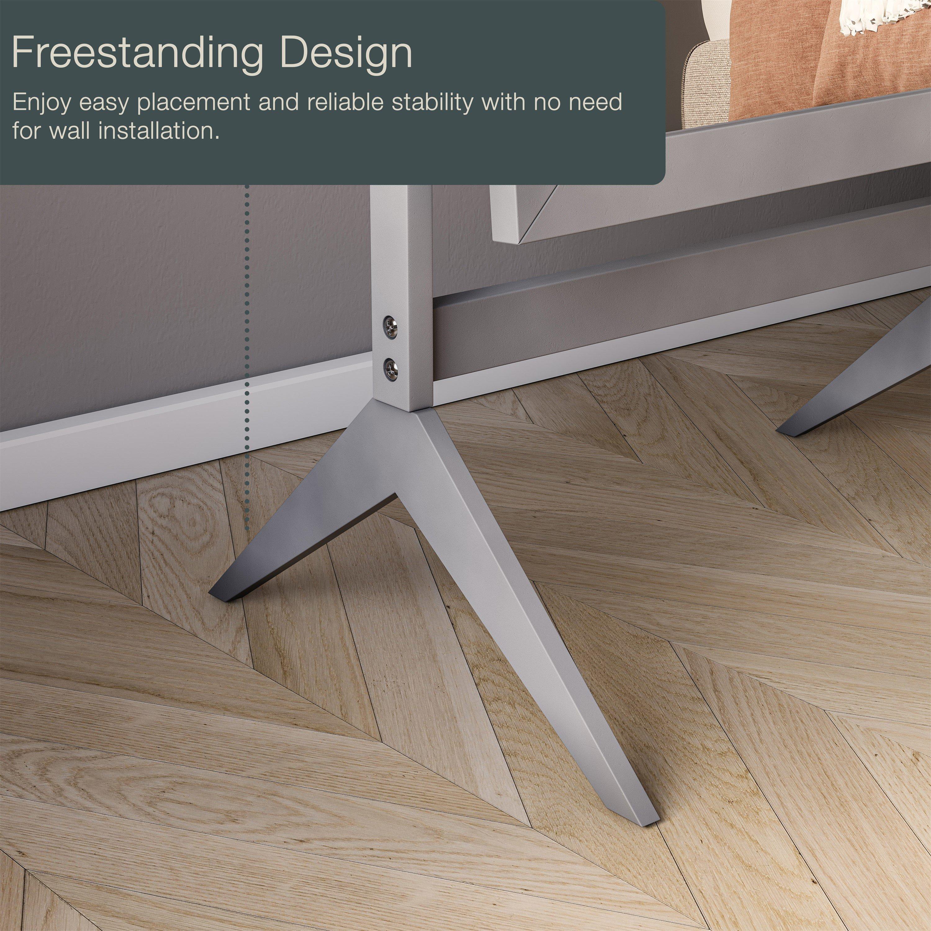 Grey - Lassic - Vida Designs Nishano Rectangle Cheval Mirror - 4