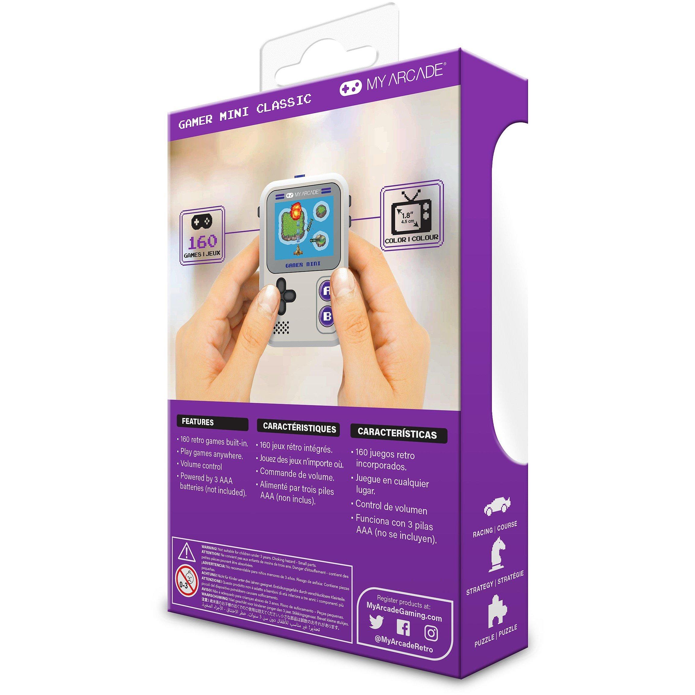 Multi Format An - My Arcade - Gamer Mini Classic Grey/Purple - 5