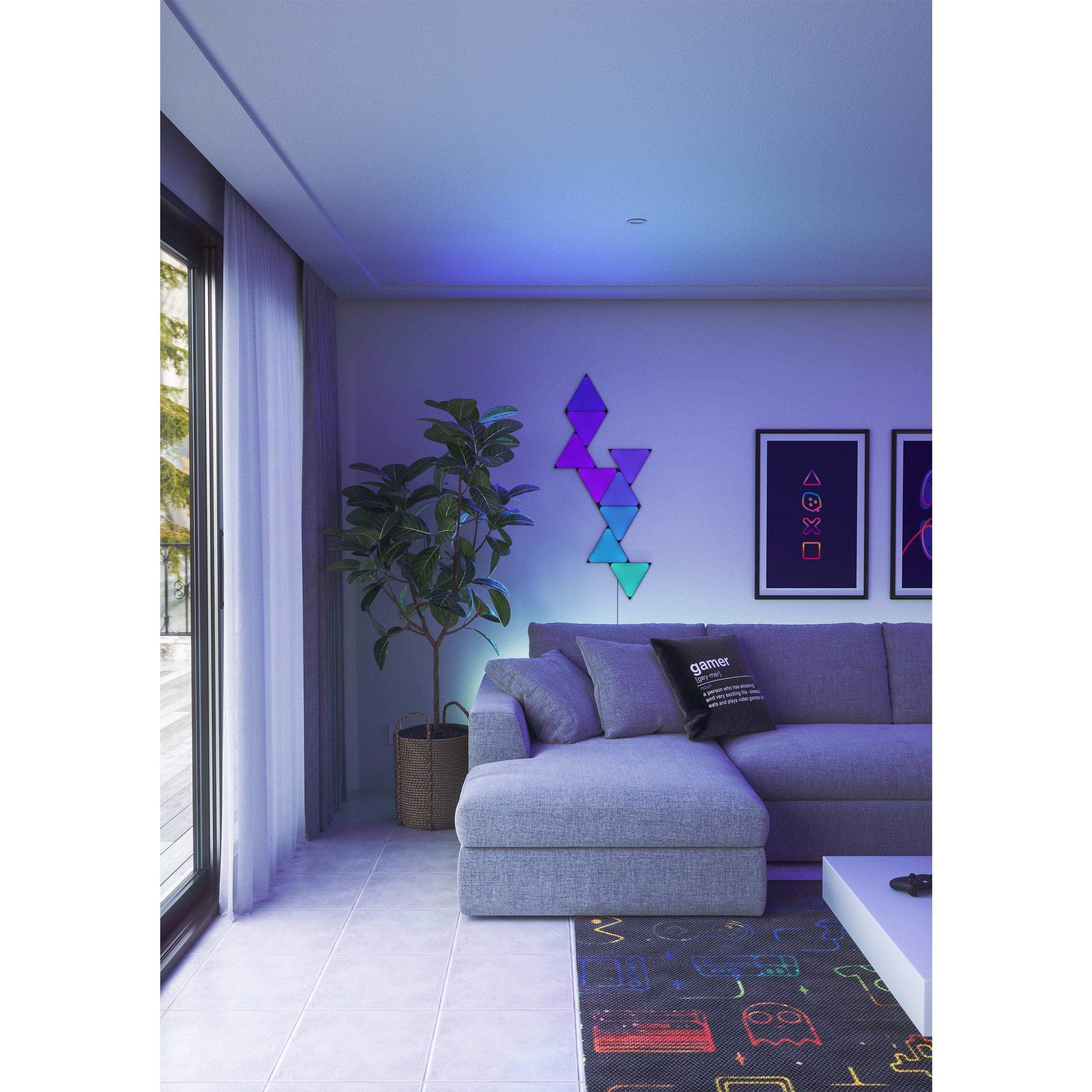 Mercancía - Nanoleaf - Shapes Black Triangles Starter Kit 9PK - 5