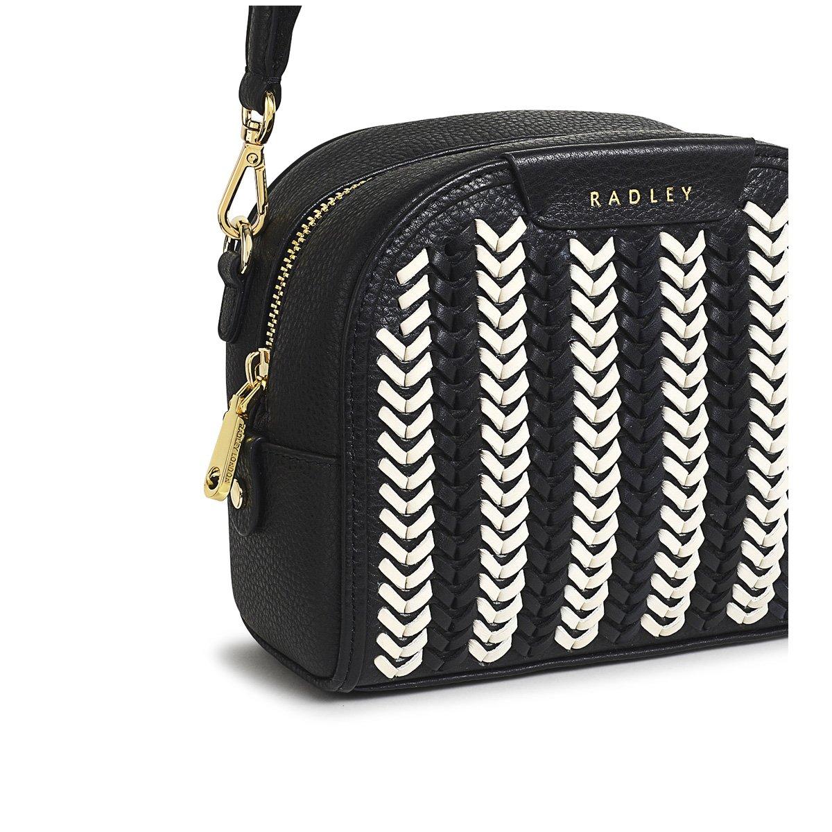 BLACK - Radley - Arden Crescent Craft Crossbody Bag - 4