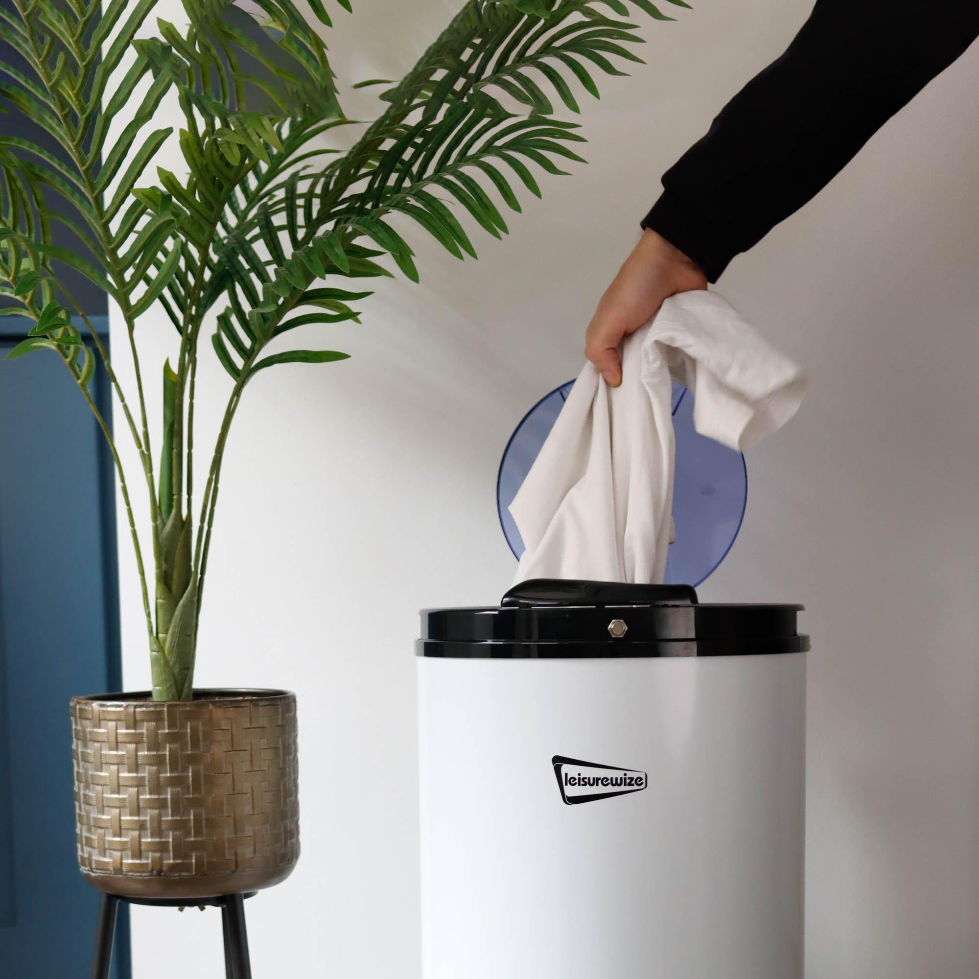 White/Black - Streetwize - Portable Spin Dryer - 3