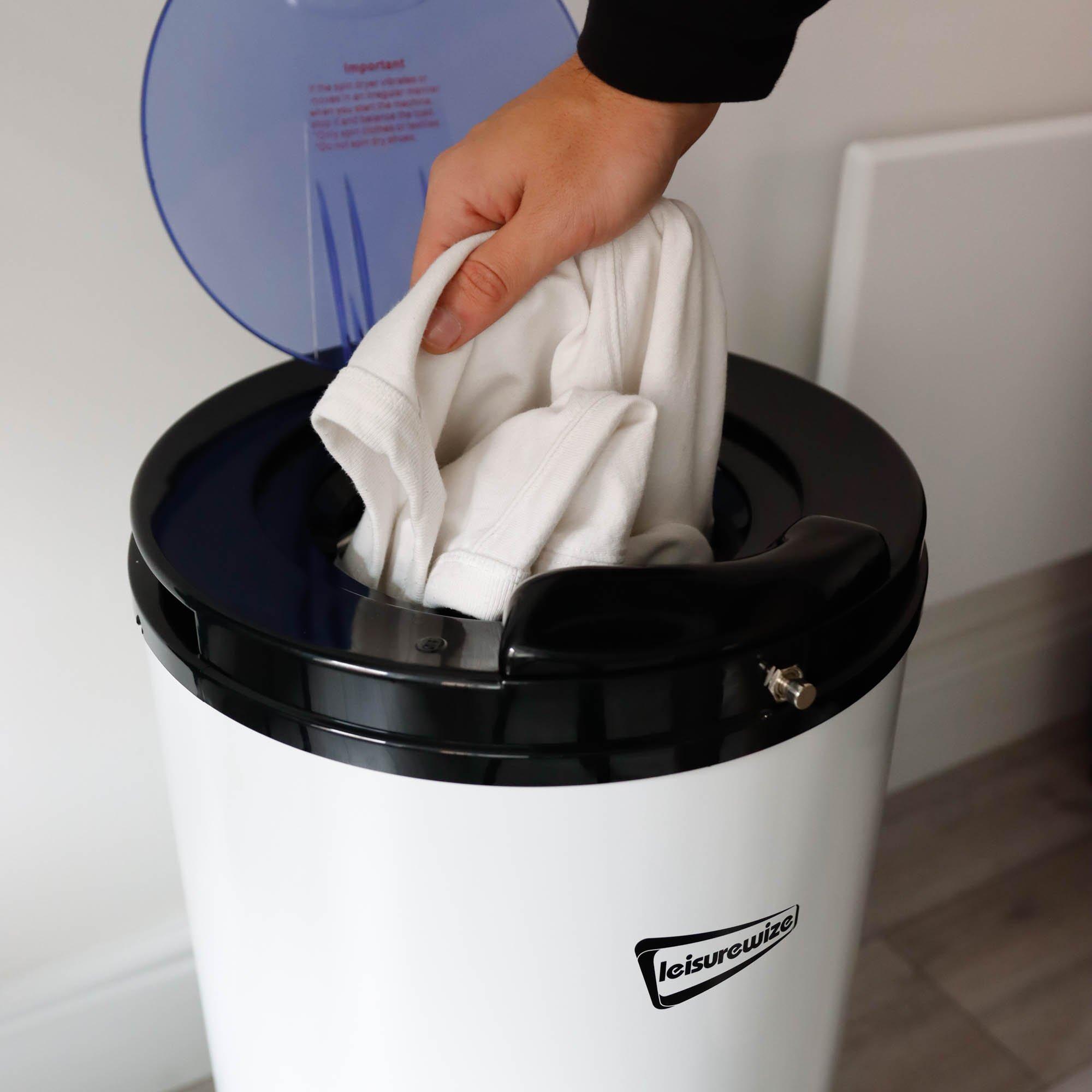 White/Black - Streetwize - Portable Spin Dryer - 6