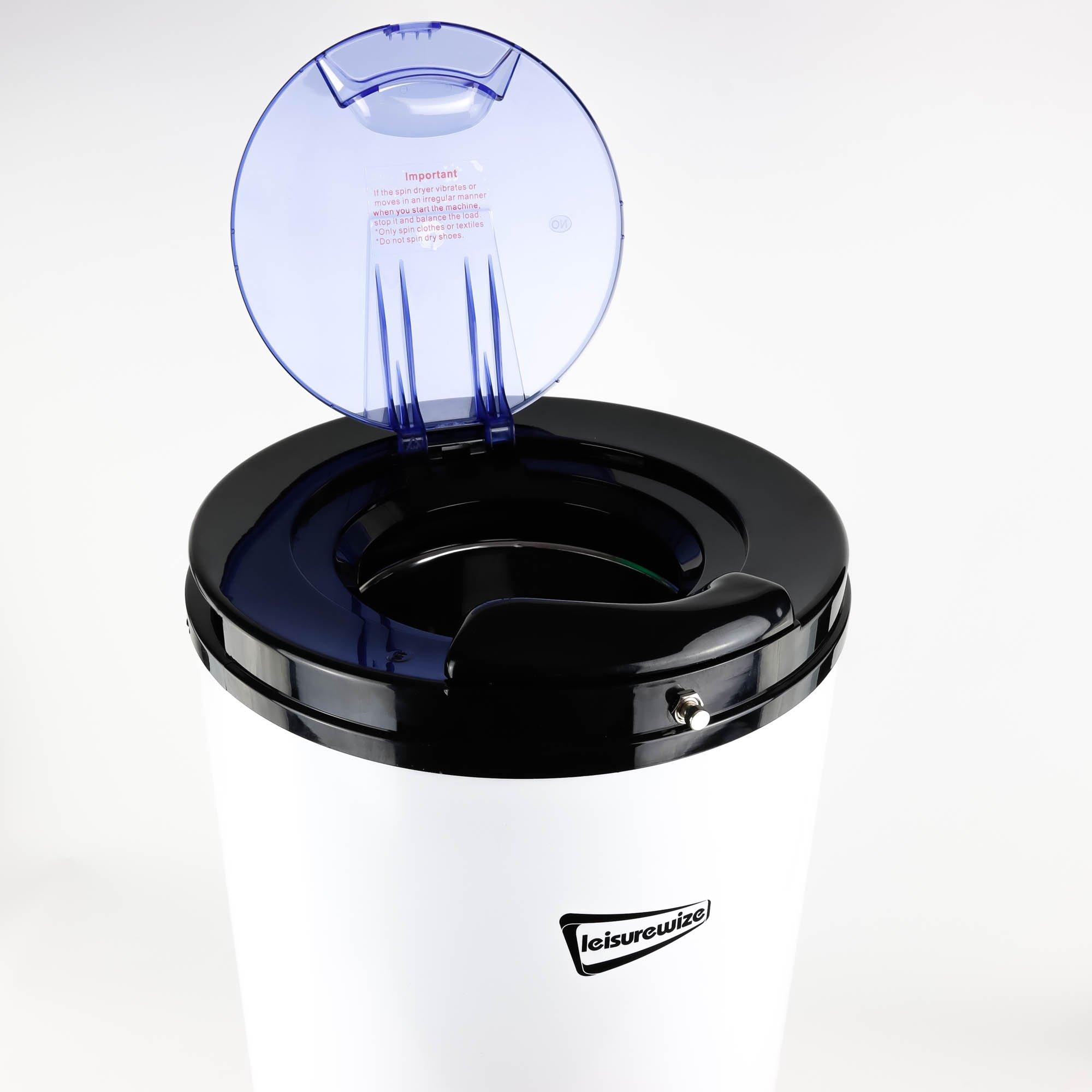 White/Black - Streetwize - Portable Spin Dryer - 9