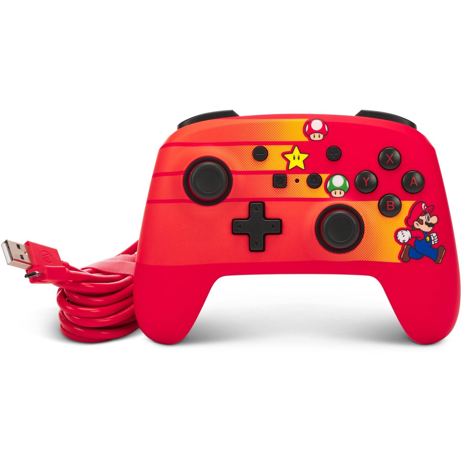 Velocista Mario - PowerA - Enhanced Wired Controller for Nintendo Switch - Speedster Mario - 2