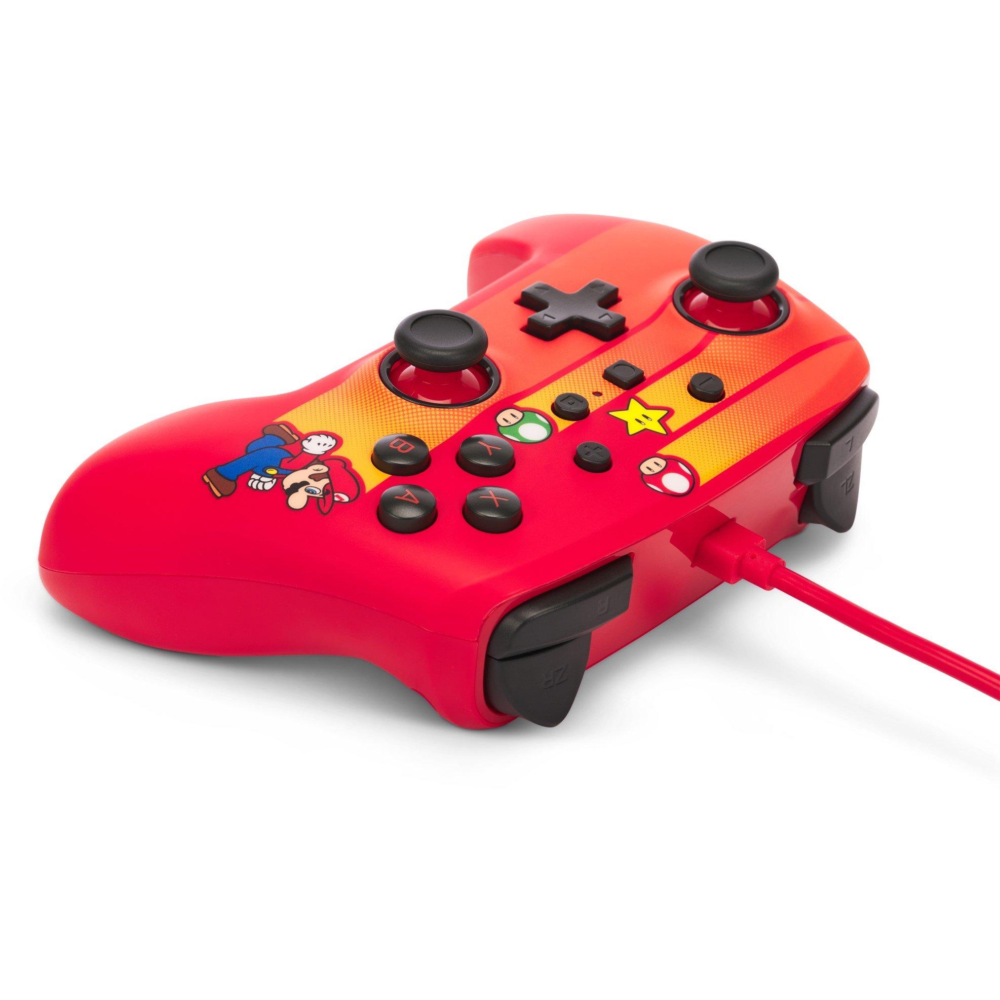 Velocista Mario - PowerA - Enhanced Wired Controller for Nintendo Switch - Speedster Mario - 6