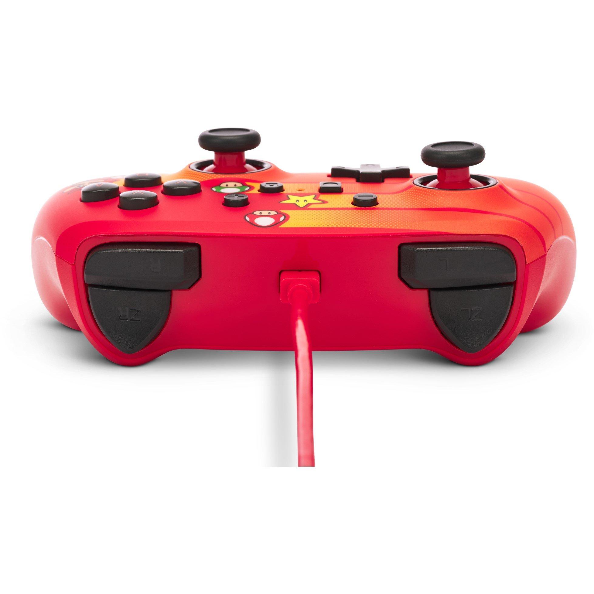 Velocista Mario - PowerA - Enhanced Wired Controller for Nintendo Switch - Speedster Mario - 7