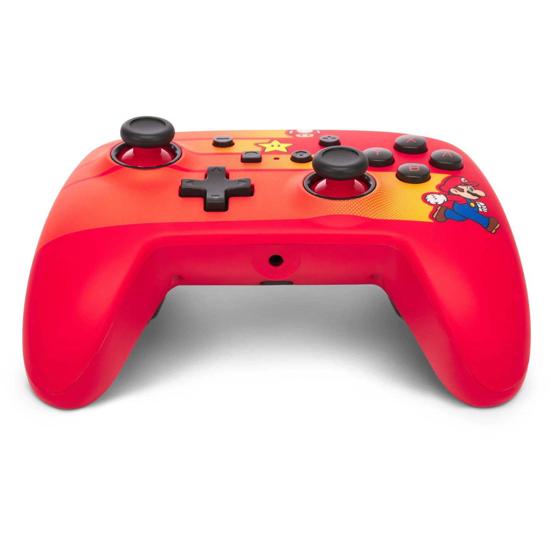 Velocista Mario - PowerA - Enhanced Wired Controller for Nintendo Switch - Speedster Mario - 8