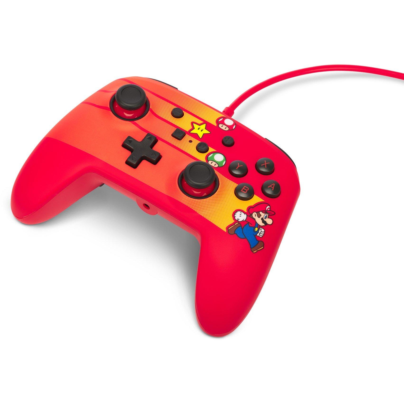 Velocista Mario - PowerA - Enhanced Wired Controller for Nintendo Switch - Speedster Mario - 10