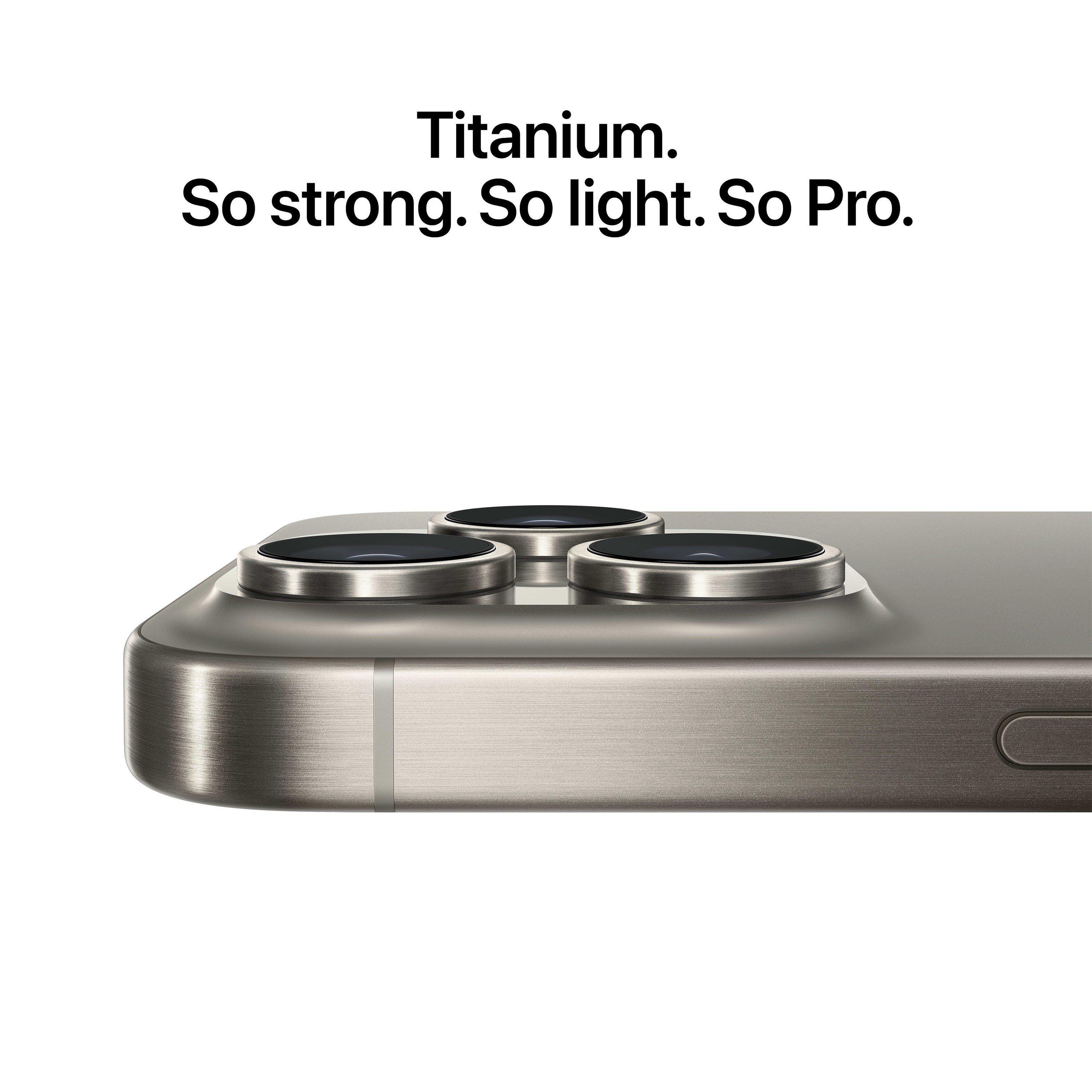 Grey Titanium - Apple - iPhone 15 Pro Max 256Gb Natural Titanium - 6