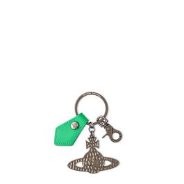 Vivienne Westwood Hammered 3d Orb Keyring