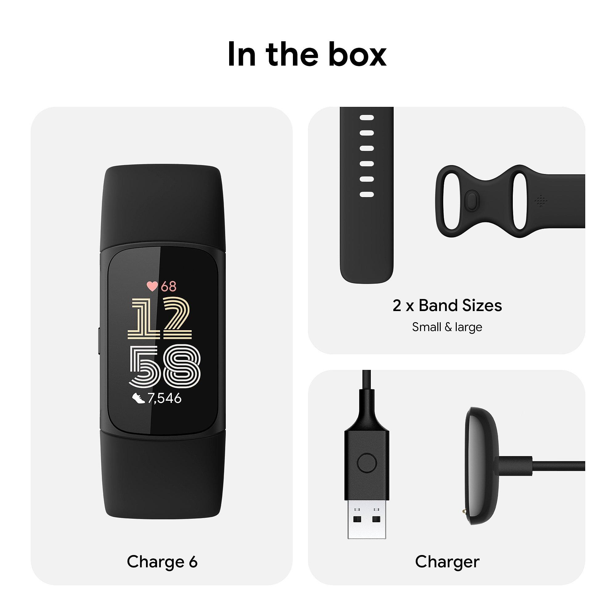 Merce - Fitbit - Charge 6 Obsidian Black - 6