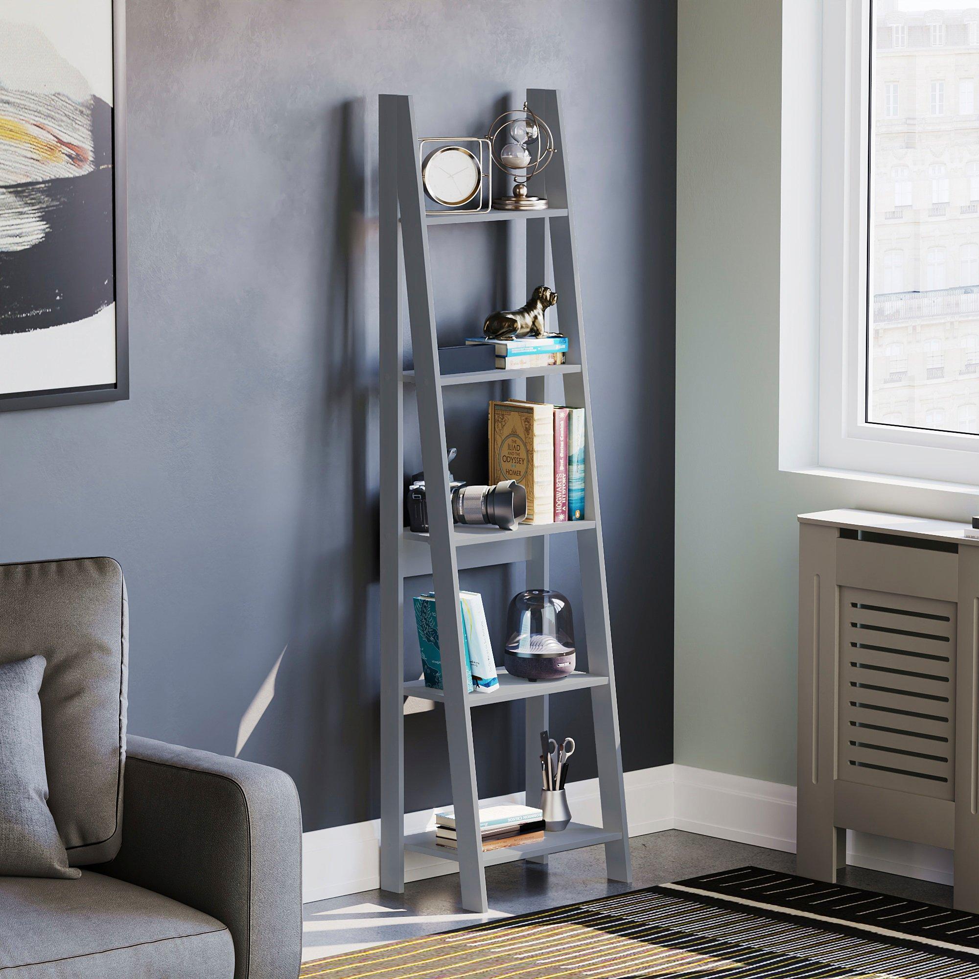 Vida Designs Bristol 5 Tier Step Ladder Bookcase
