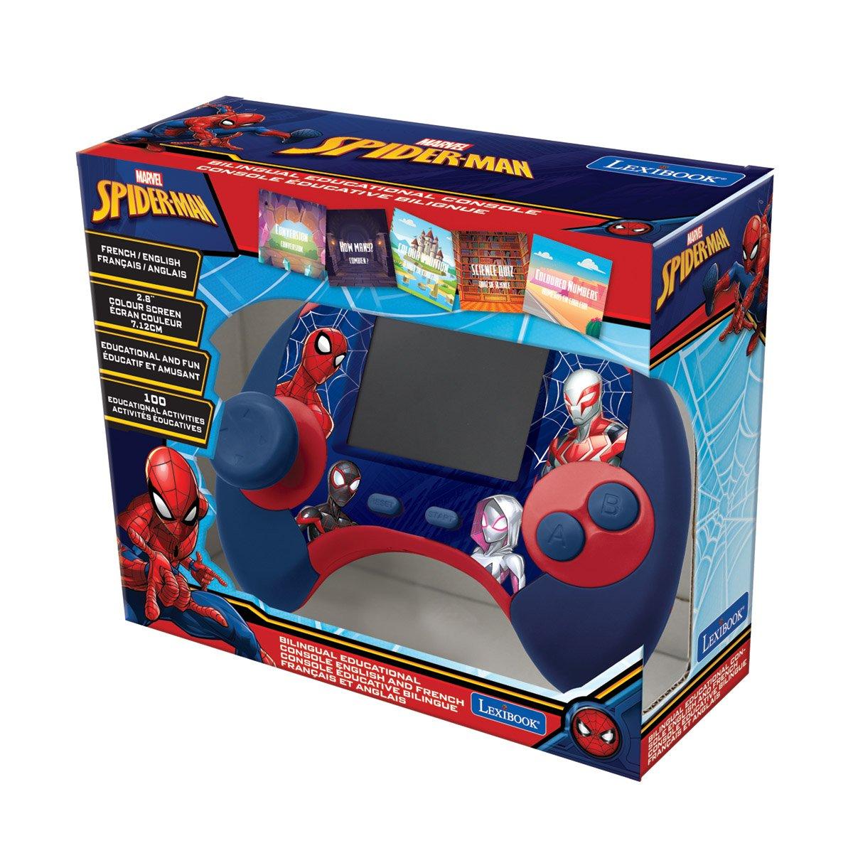 Blue - Lexibook - Spider-Man Educational Handheld Bilingual Console - 3
