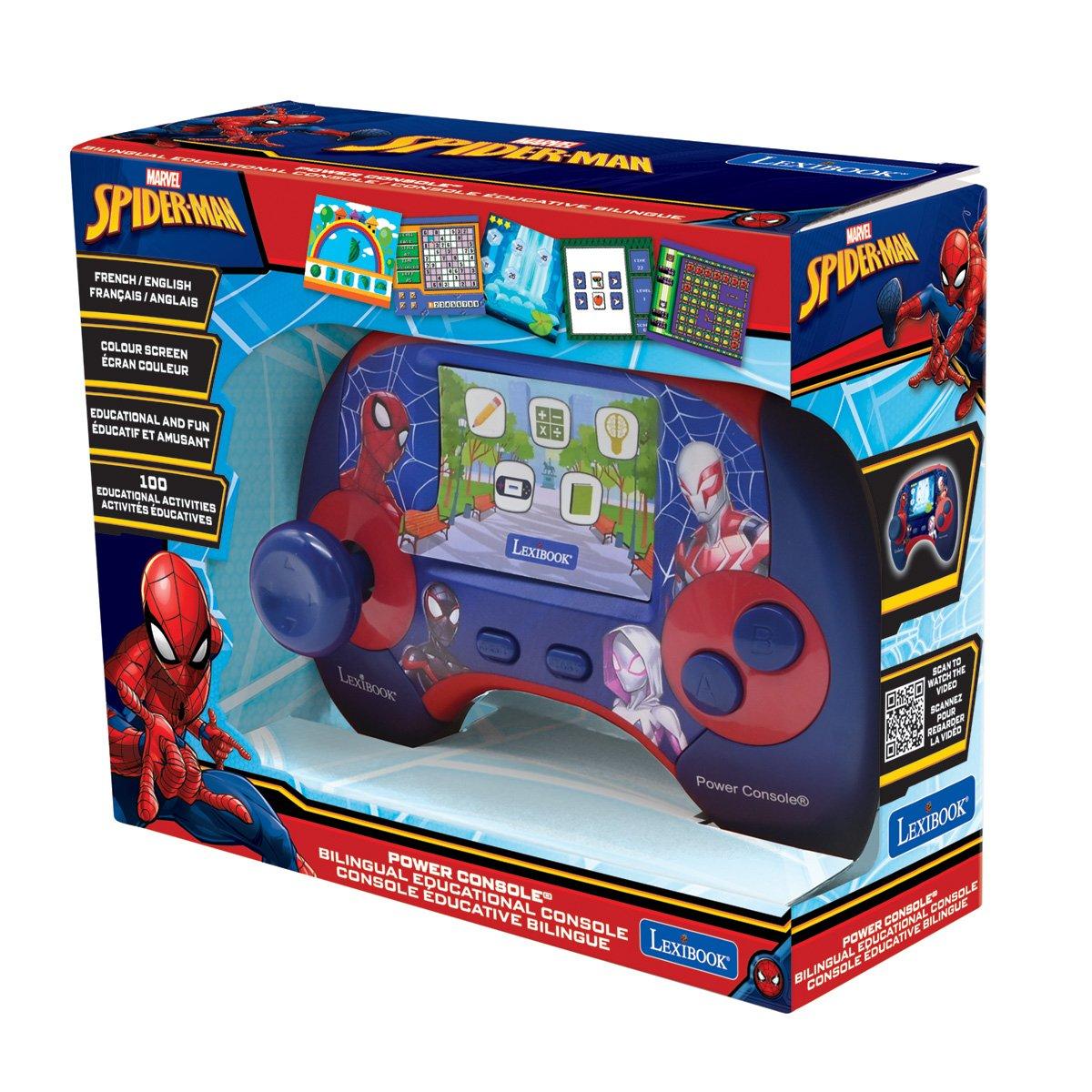 Blue - Lexibook - Spider-Man Educational Handheld Bilingual Console - 4