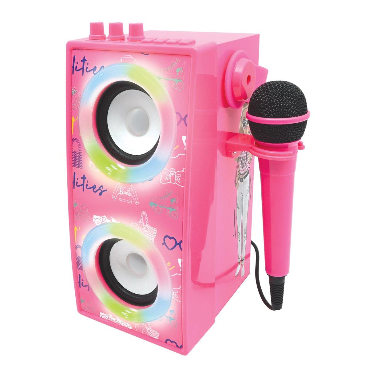 Pink - Lexibook - Barbie Portable Bluetooth Speaker - 3