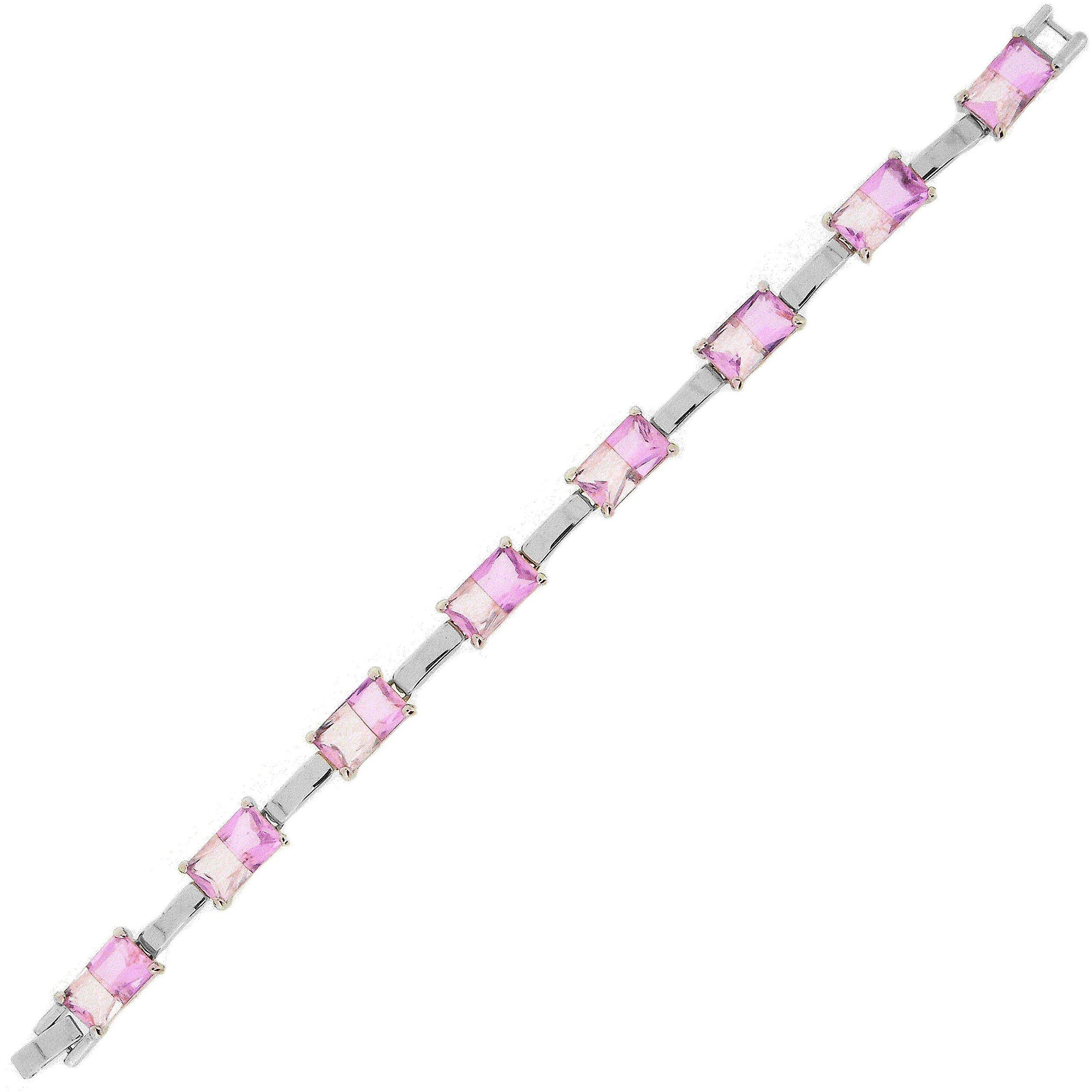 Pink - Espree - Espree Pink Crystal Bracelet