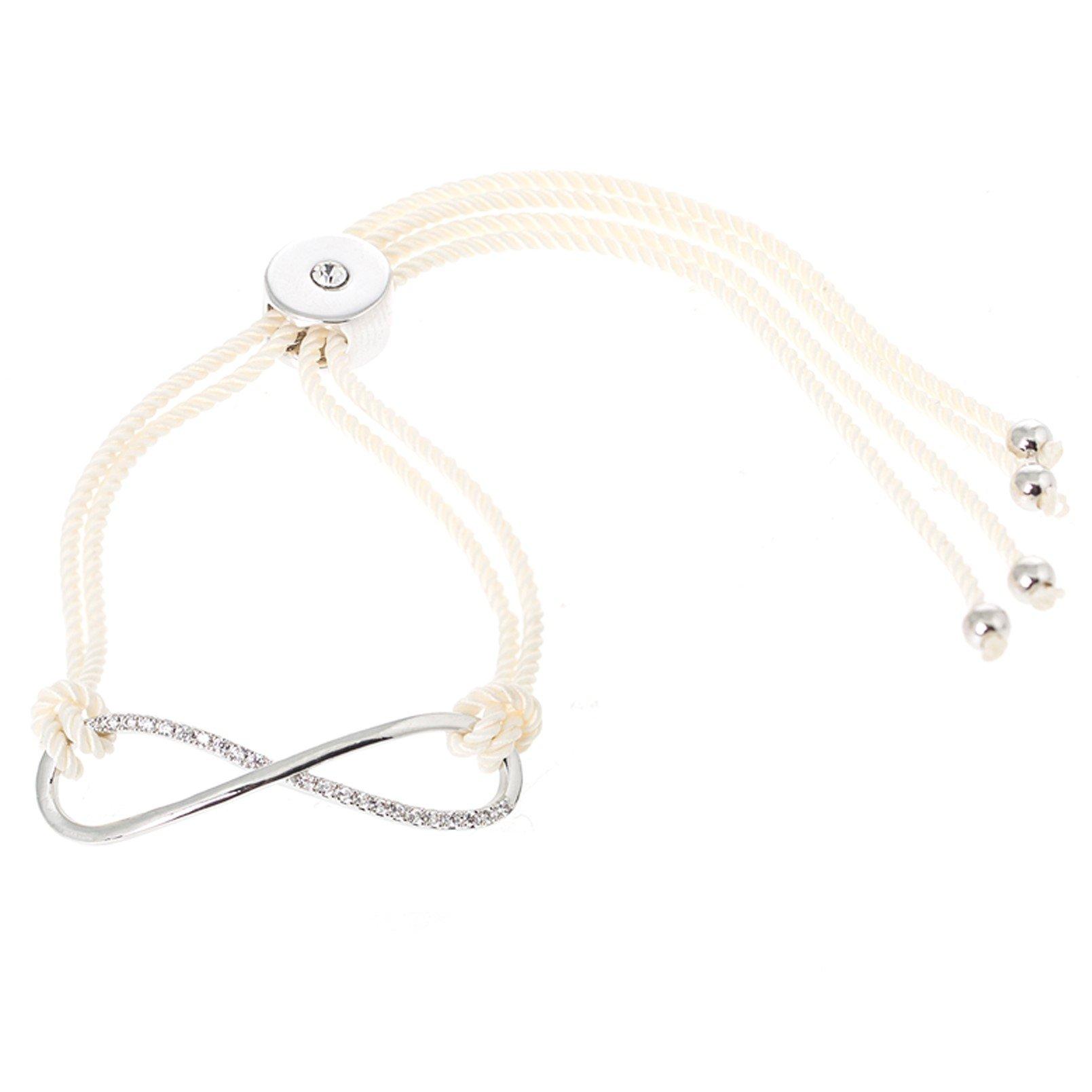 Espree Women's Fashion Cz Infinity Bracelet - Pink
