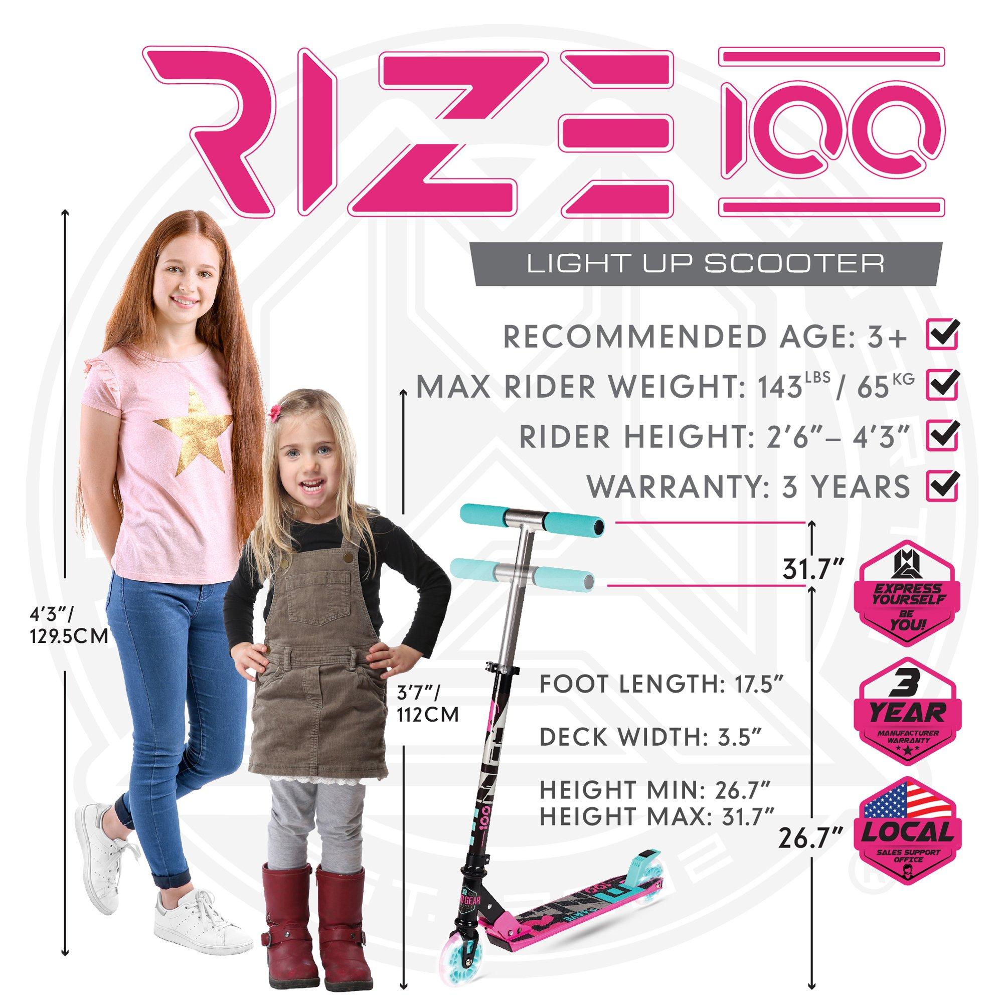 Dreams - Madd Gear - MADD GEAR CARVE RIZE SCOOTER with LIGHT UP WHEELS - 10