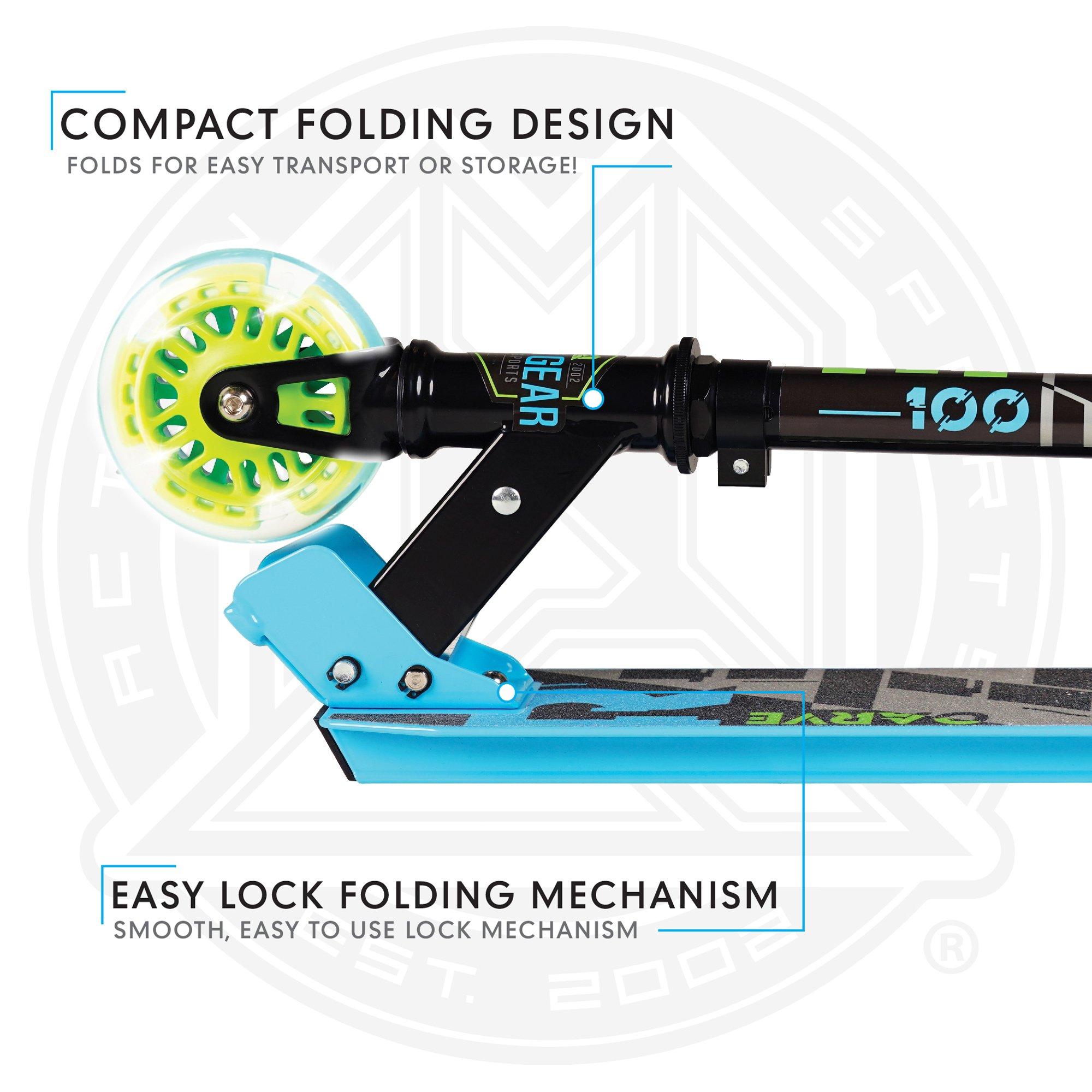 Waves - Madd Gear - MADD GEAR CARVE RIZE SCOOTER with LIGHT UP WHEELS - 7