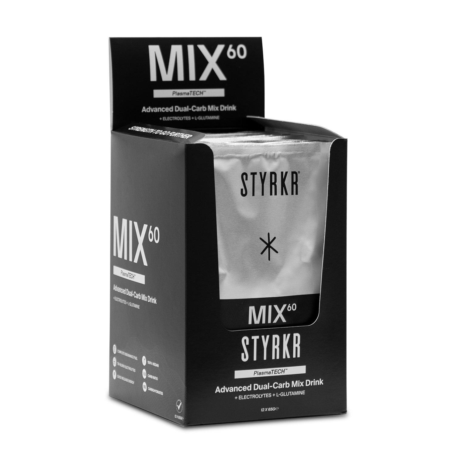 STYRKR Dual-Carb Energy Drink Mix - Silver&Black