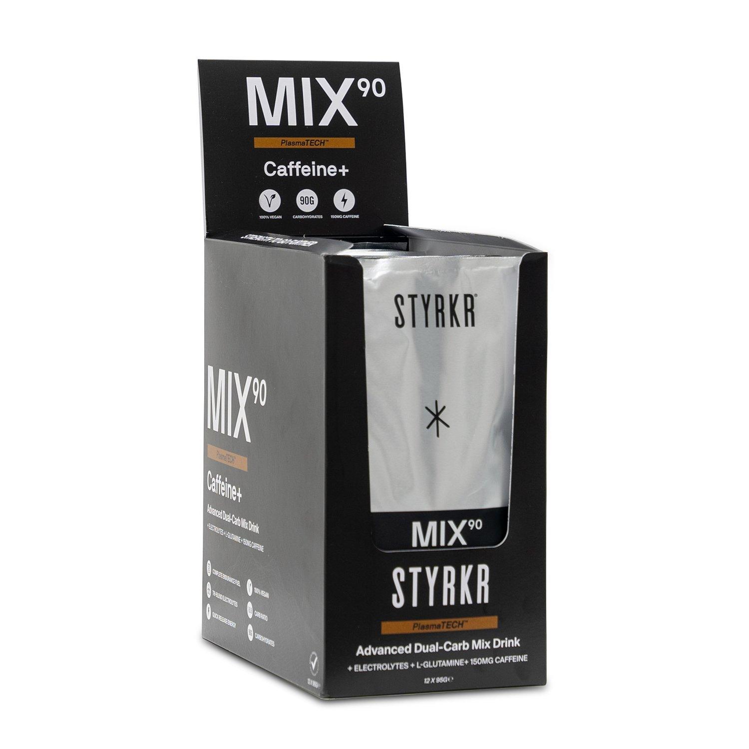 STYRKR Caffeine Dual-Carb Energy Drink Mix - Silver&Black
