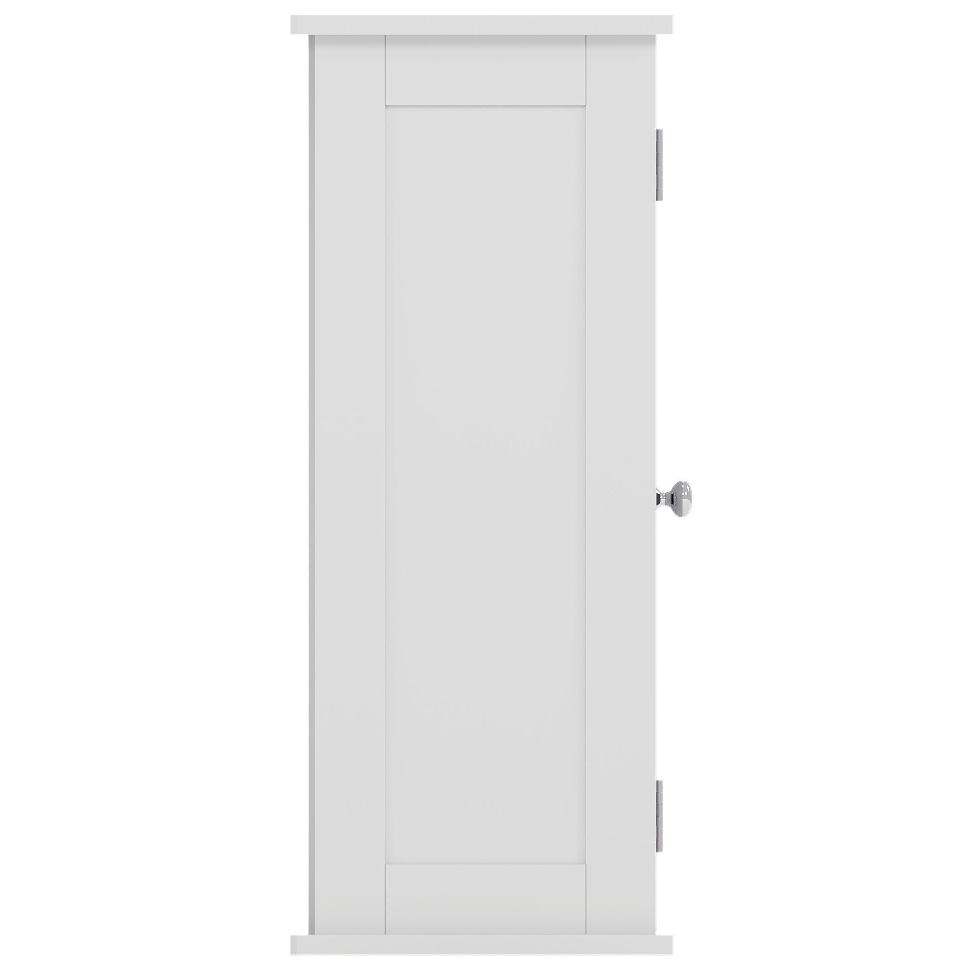 White - Lassic - Bath Vida Liano 2 Door Wall Cabinet White - 7