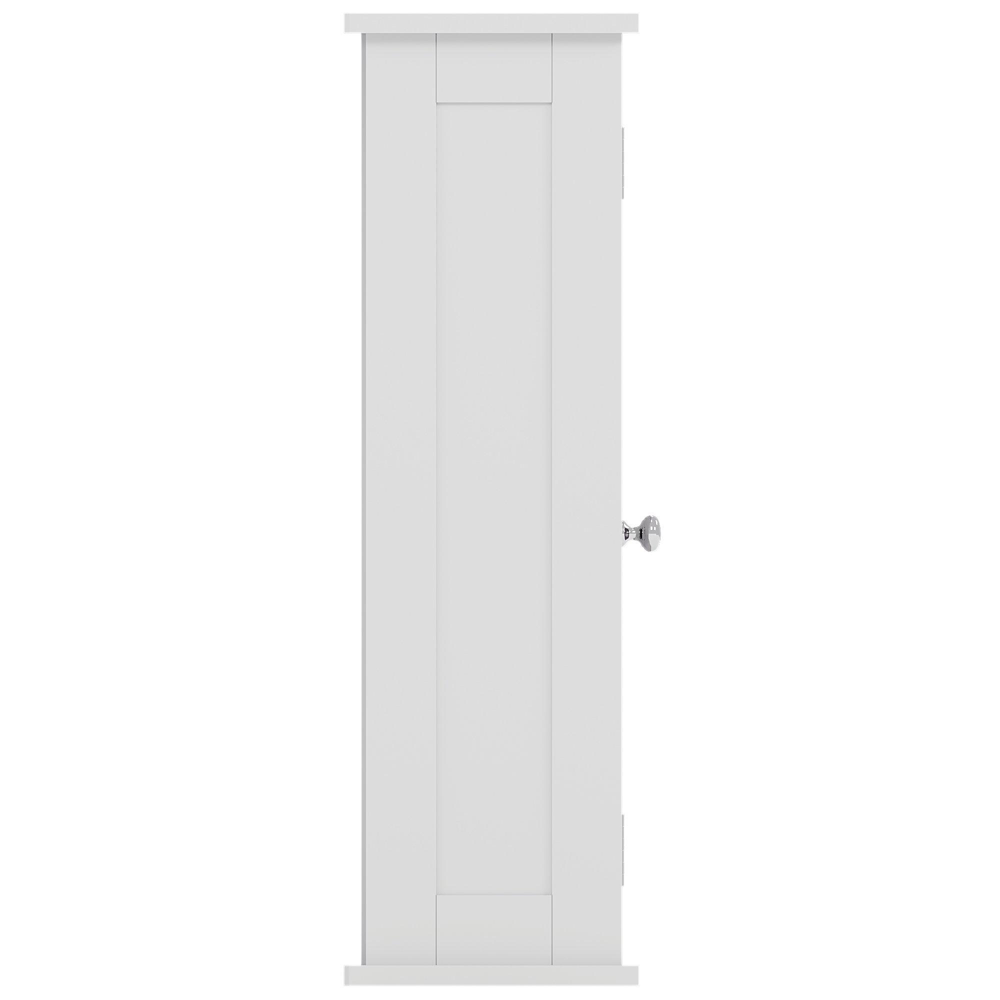 White - Lassic - Bath Vida Liano 1 Door Wall Cabinet - 7