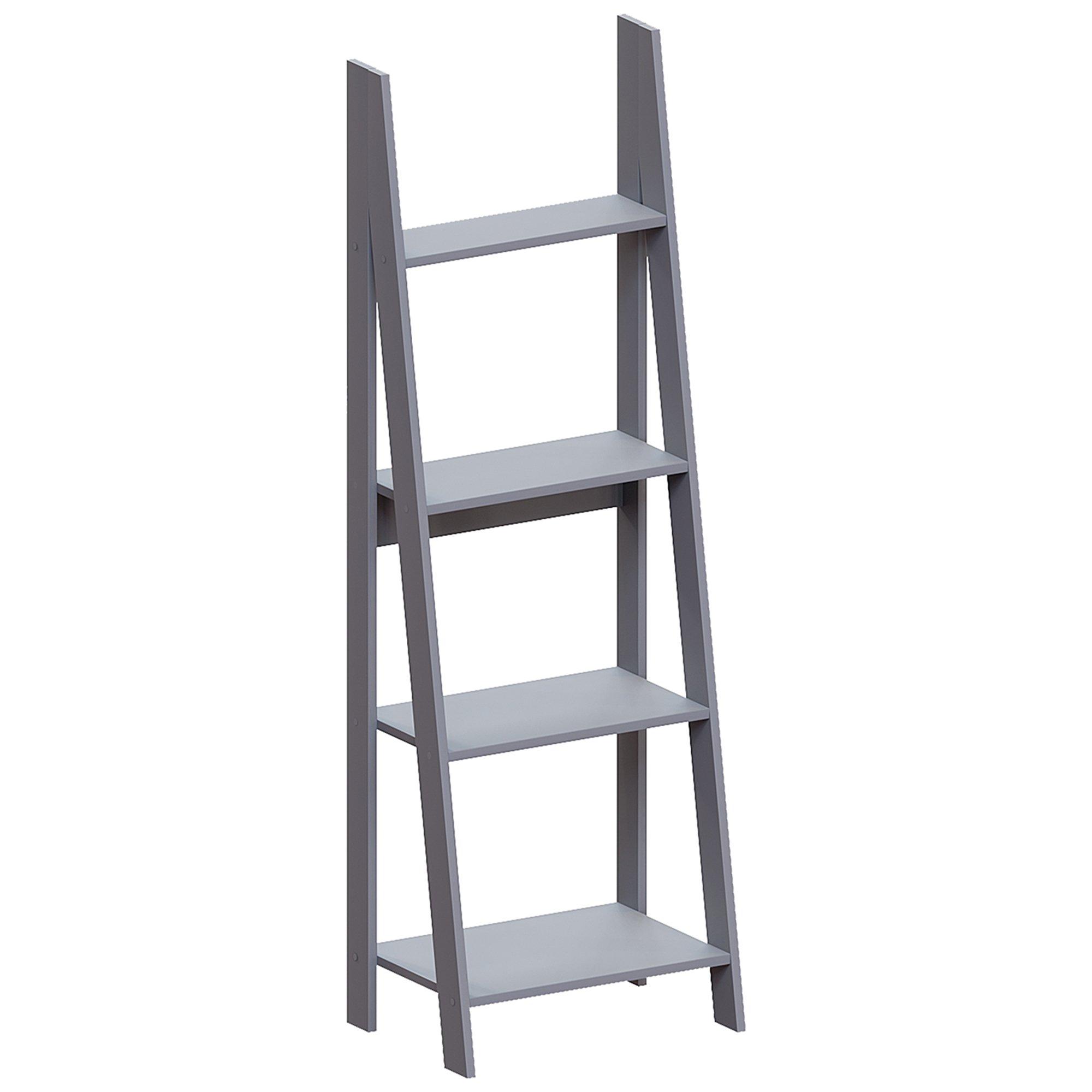 Grey - Lassic - Vida Designs Bristol 4 Tier Step Ladder Bookcase - 6