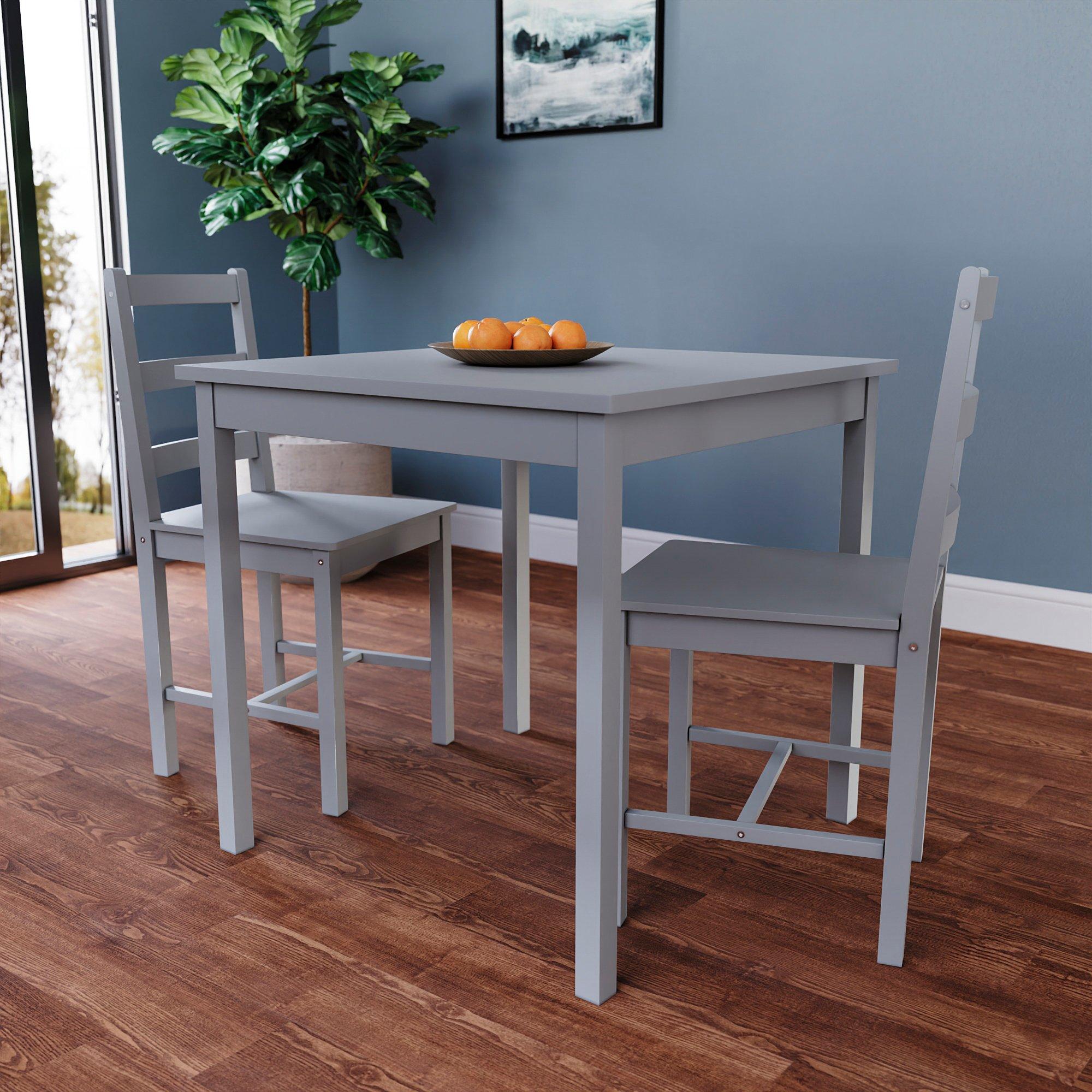 Grey - Lassic - Vida Designs Yorkshire 2 Seater Dining Set - 1