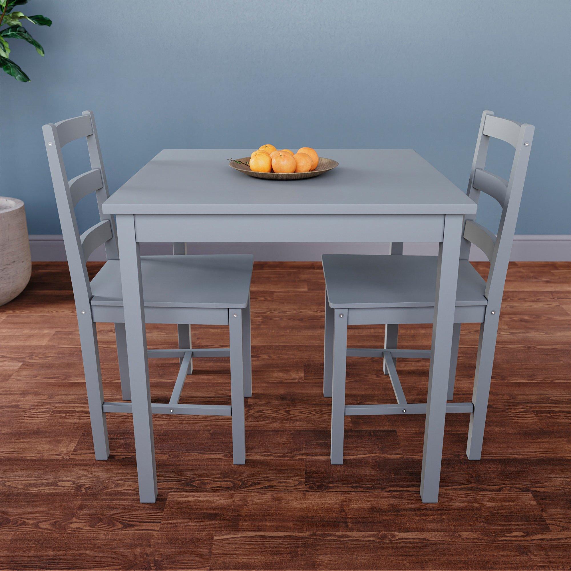 Grey - Lassic - Vida Designs Yorkshire 2 Seater Dining Set - 3